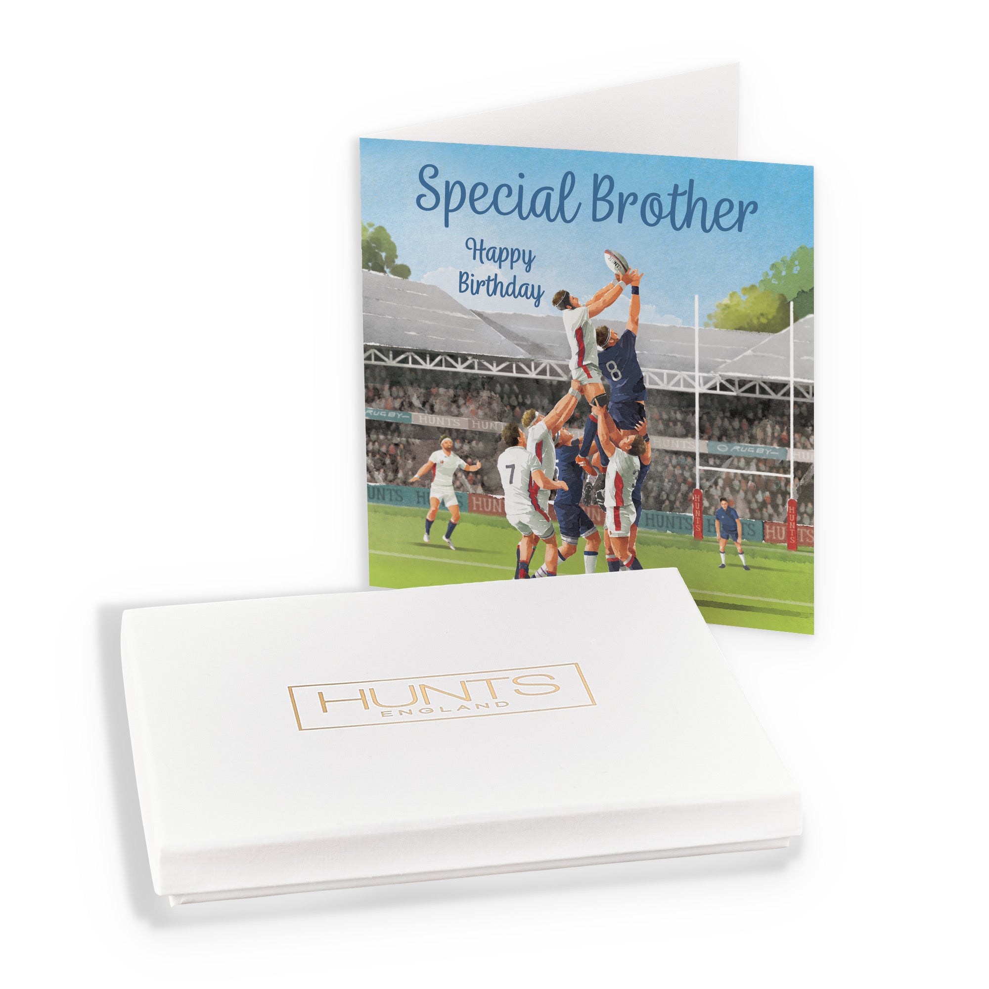 Boxed Brother Rugby Birthday Card Milo's Gallery - Default Title (B0D5YXMJPN)