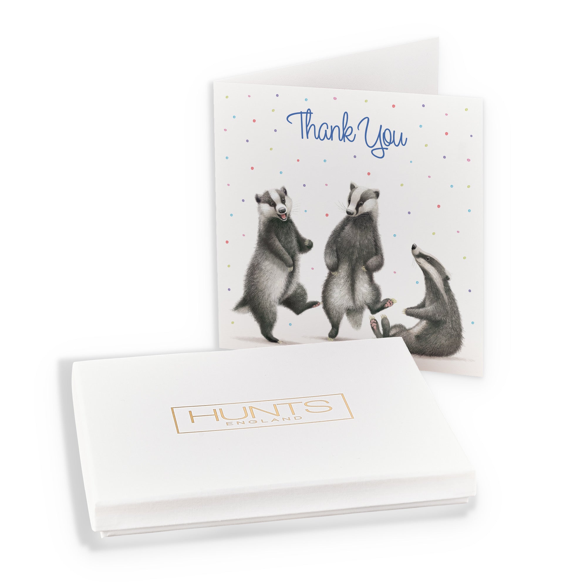 Boxed Badgers Thank You Card Milo's Gallery - Default Title (B0D5YXQJ3K)