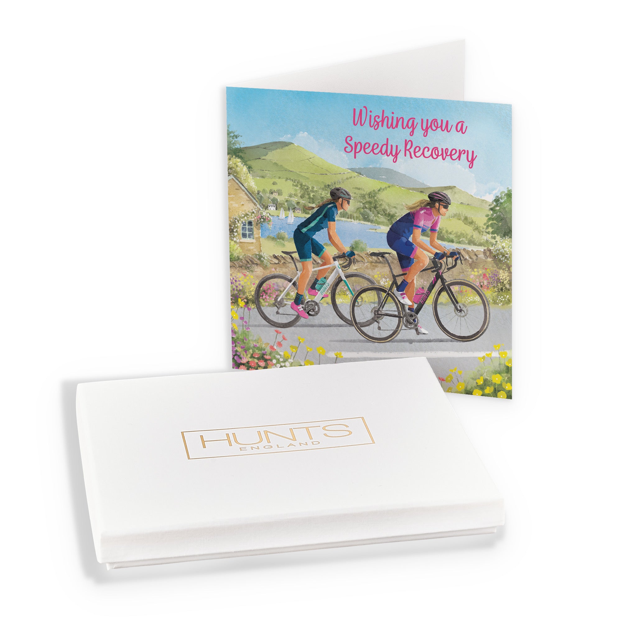 Boxed Cycling Female Wishing You A Speedy Recovery Card Milo's Gallery - Default Title (B0D5YXRVV5)