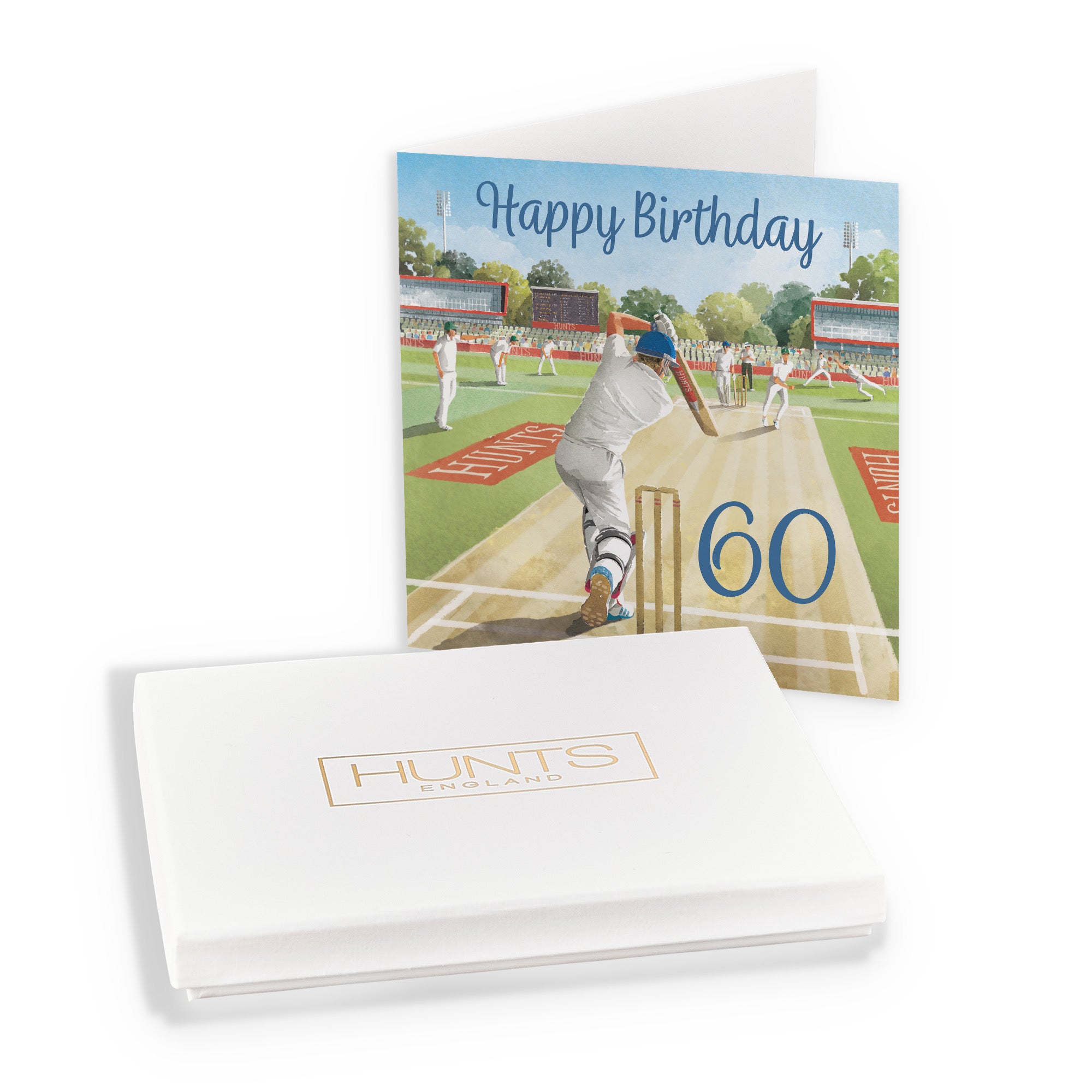 Boxed Cricket 60th Birthday Card Milo's Gallery - Default Title (B0D5YXWBRF)