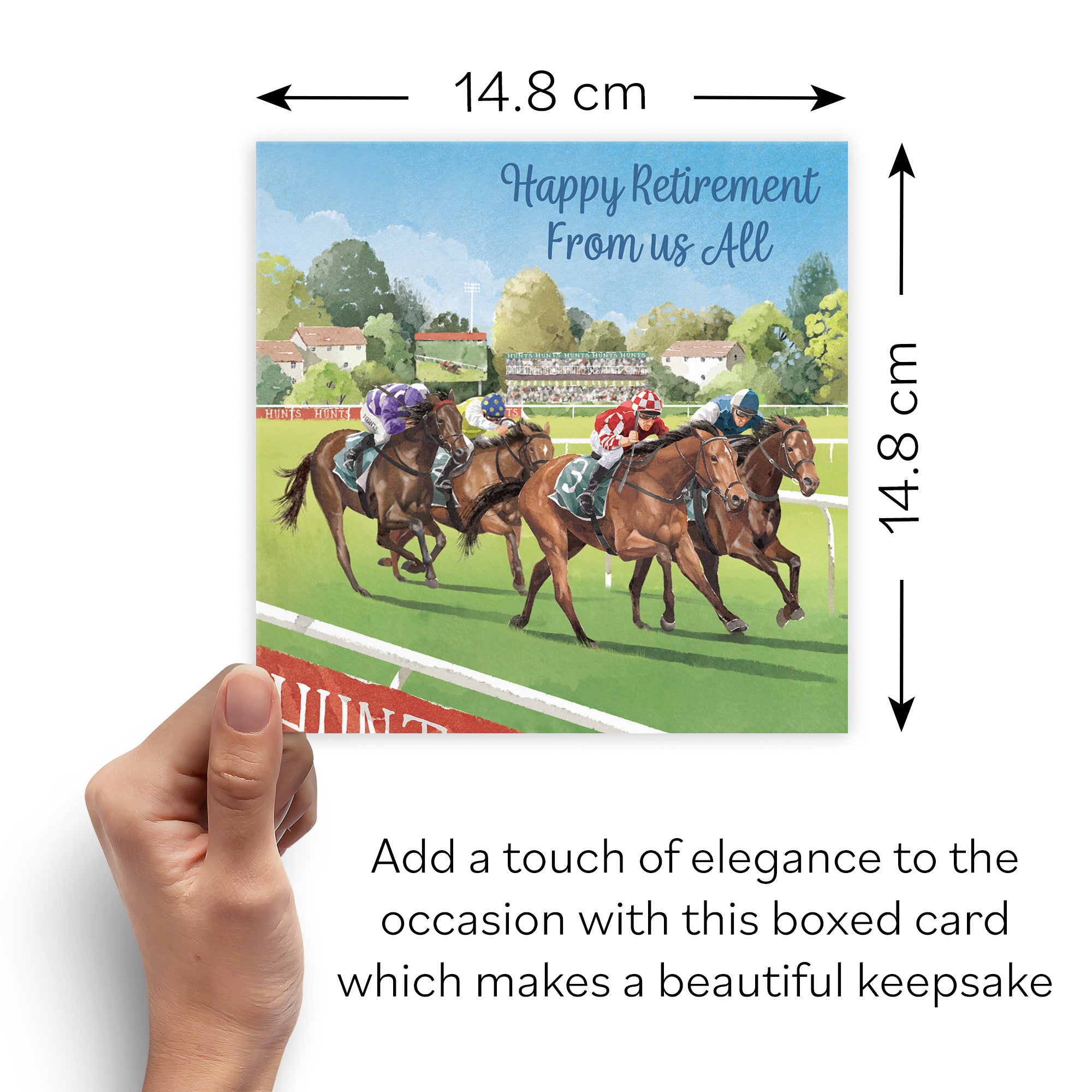 Boxed Horse Racing Retirement Card From Us All Milo's Gallery - Default Title (B0D5YY6B3F)