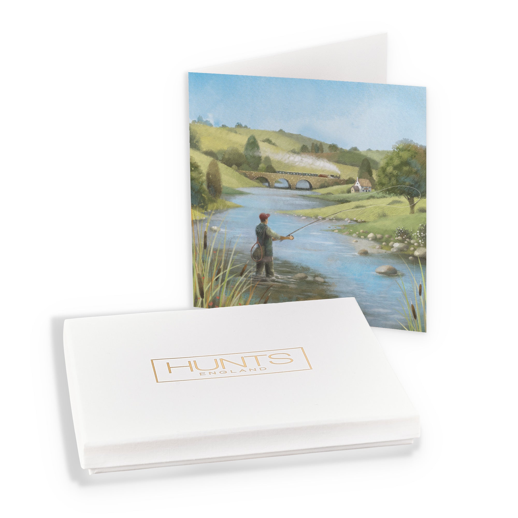 Boxed Fly Fishing Blank Any Occasion Card Milo's Gallery - Default Title (B0D5YY8ZR1)