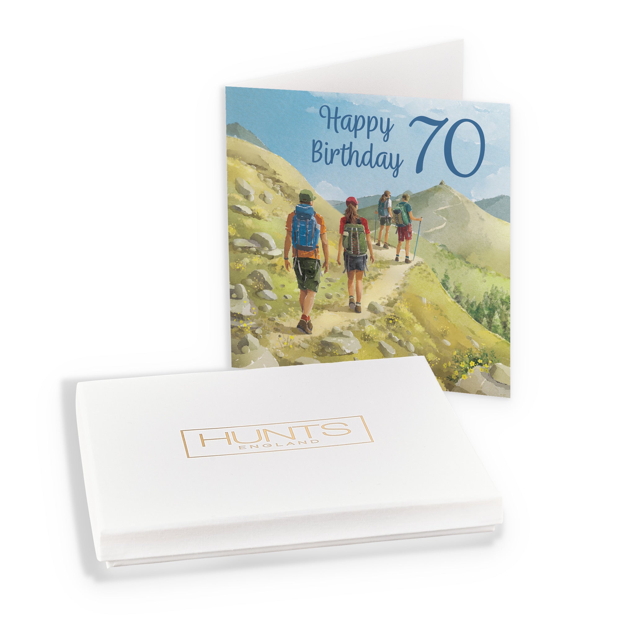 Boxed Walking 70th Birthday Card Milo's Gallery - Default Title (B0D5YZ3BB7)