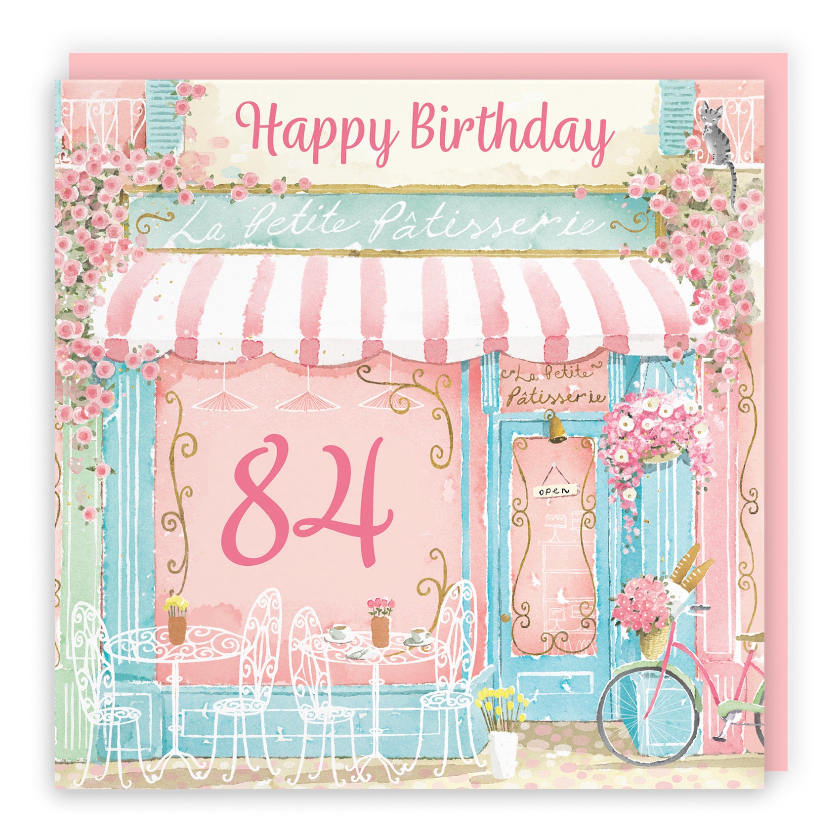 La Petite Patisserie 84th Birthday Card Milo's Gallery - Default Title (B0DFMSY6WH)