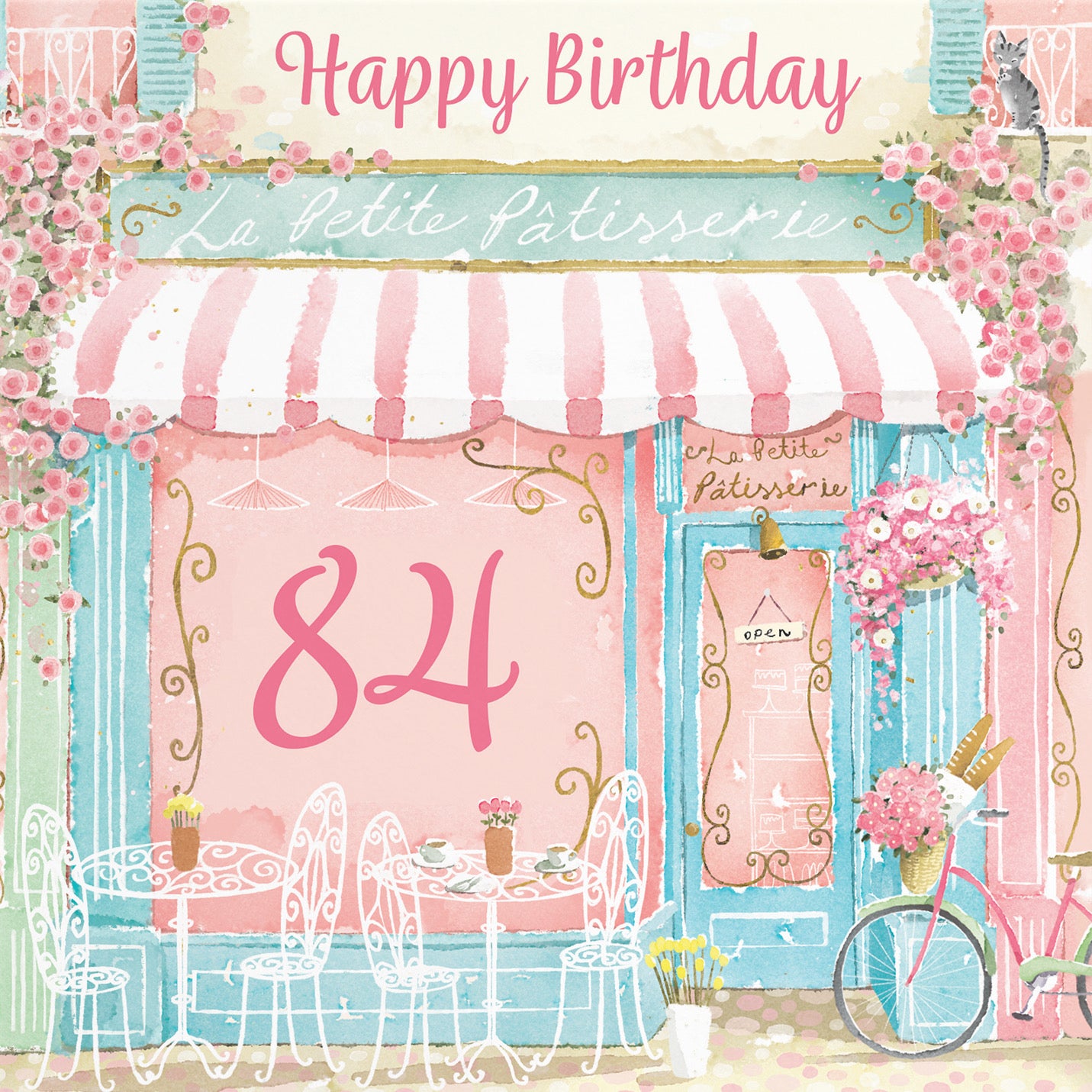 La Petite Patisserie 84th Birthday Card Milo's Gallery - Default Title (B0DFMSY6WH)