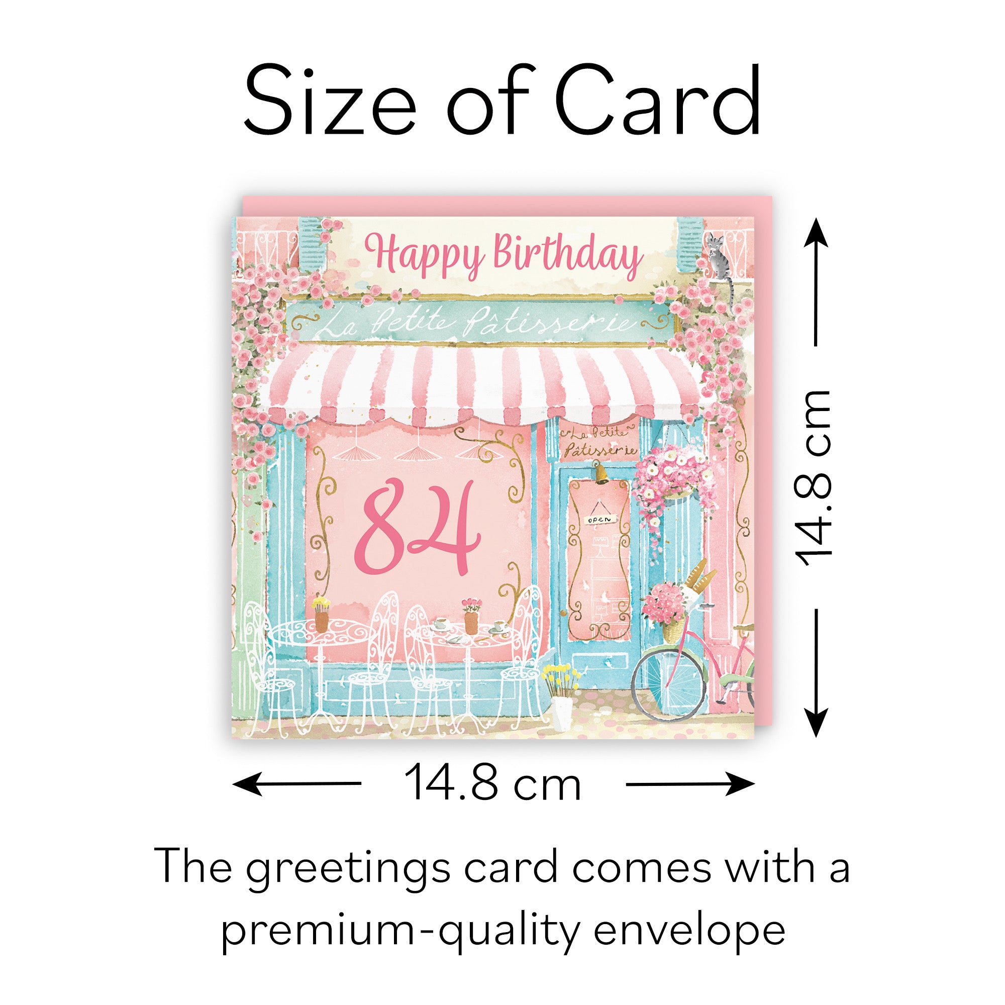 La Petite Patisserie 84th Birthday Card Milo's Gallery - Default Title (B0DFMSY6WH)