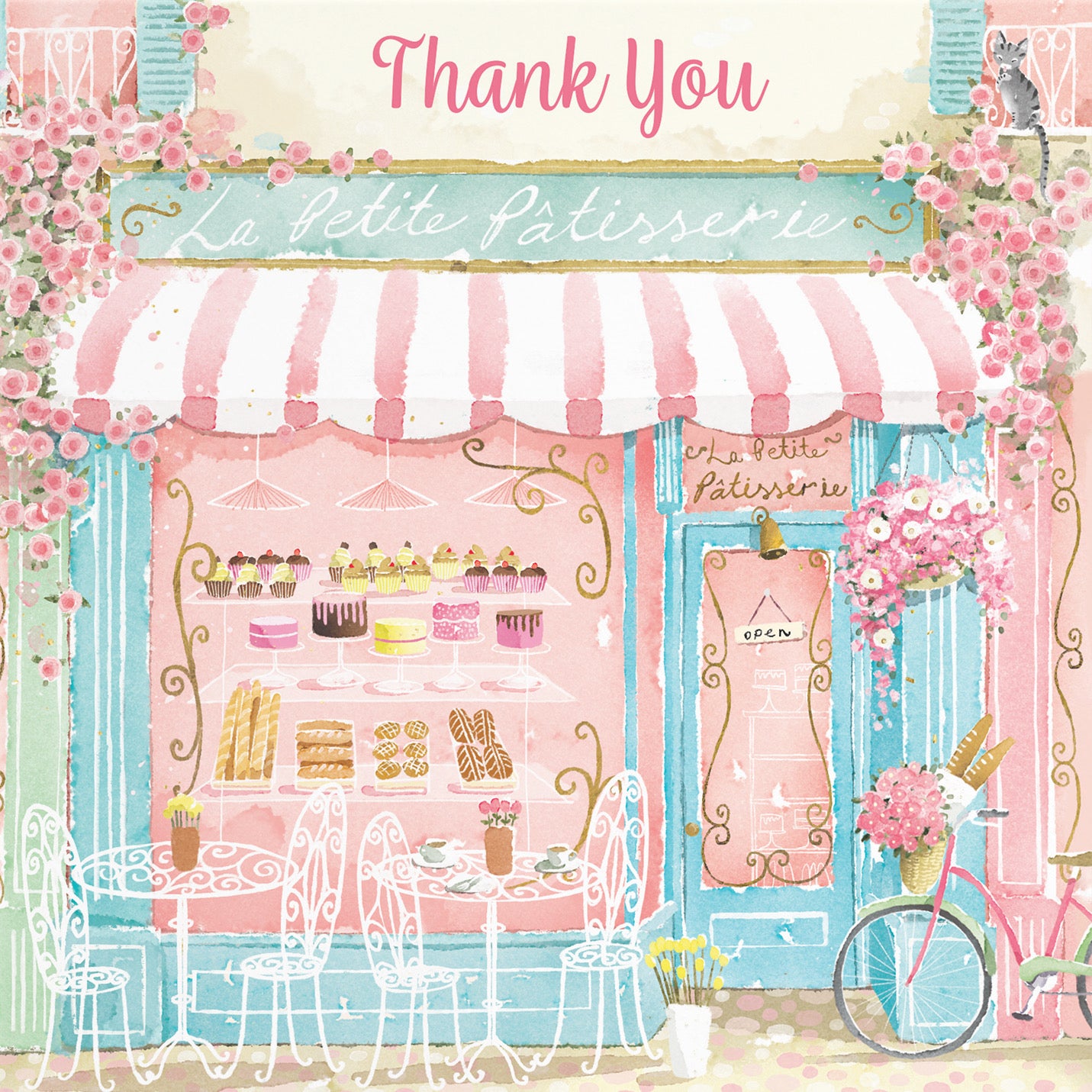 La Petite Patisserie Thank You Card Milo's Gallery - Default Title (B0DFMTPJ8H)