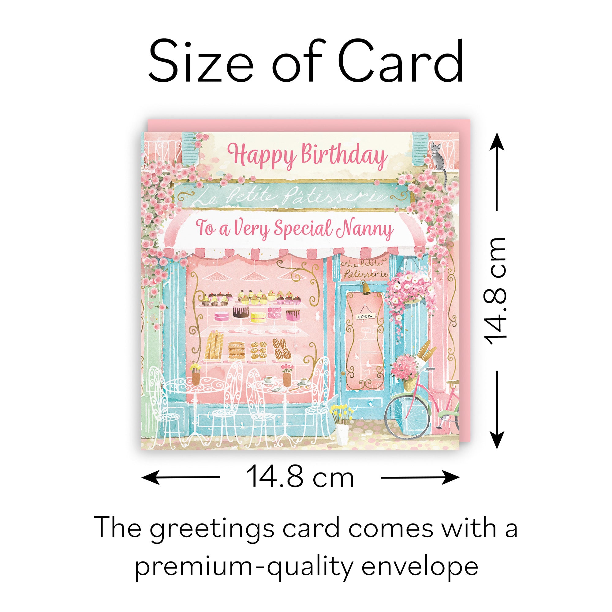 La Petite Patisserie Nanny Birthday Card Milo's Gallery - Default Title (B0DFMTQSP9)