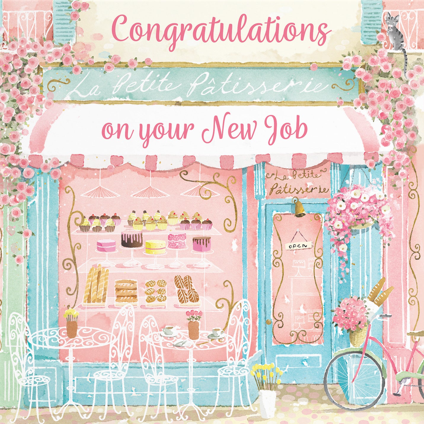 La Petite Patisserie New Job Congratulations Card Milo's Gallery - Default Title (B0DFMTYLKS)