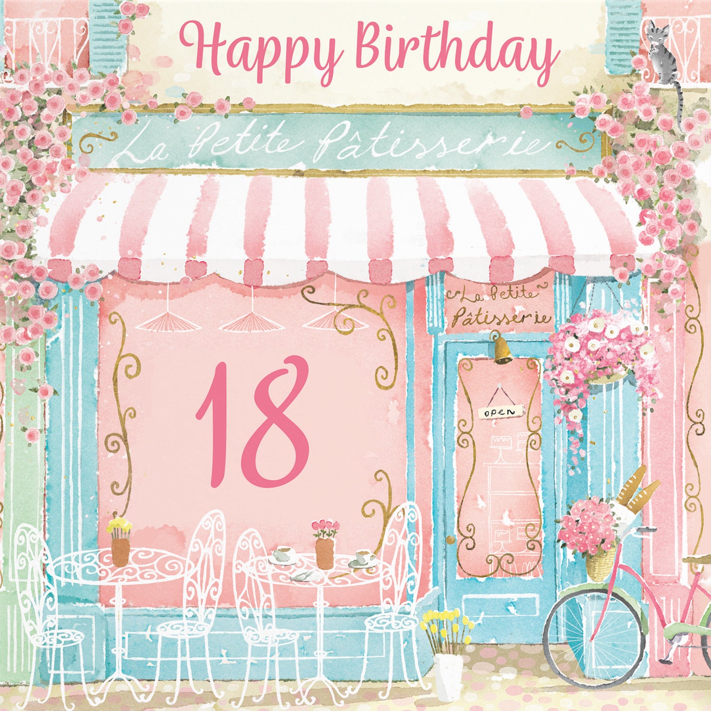 La Petite Patisserie 18th Birthday Card Milo's Gallery - Default Title (B0DFMVTMBR)