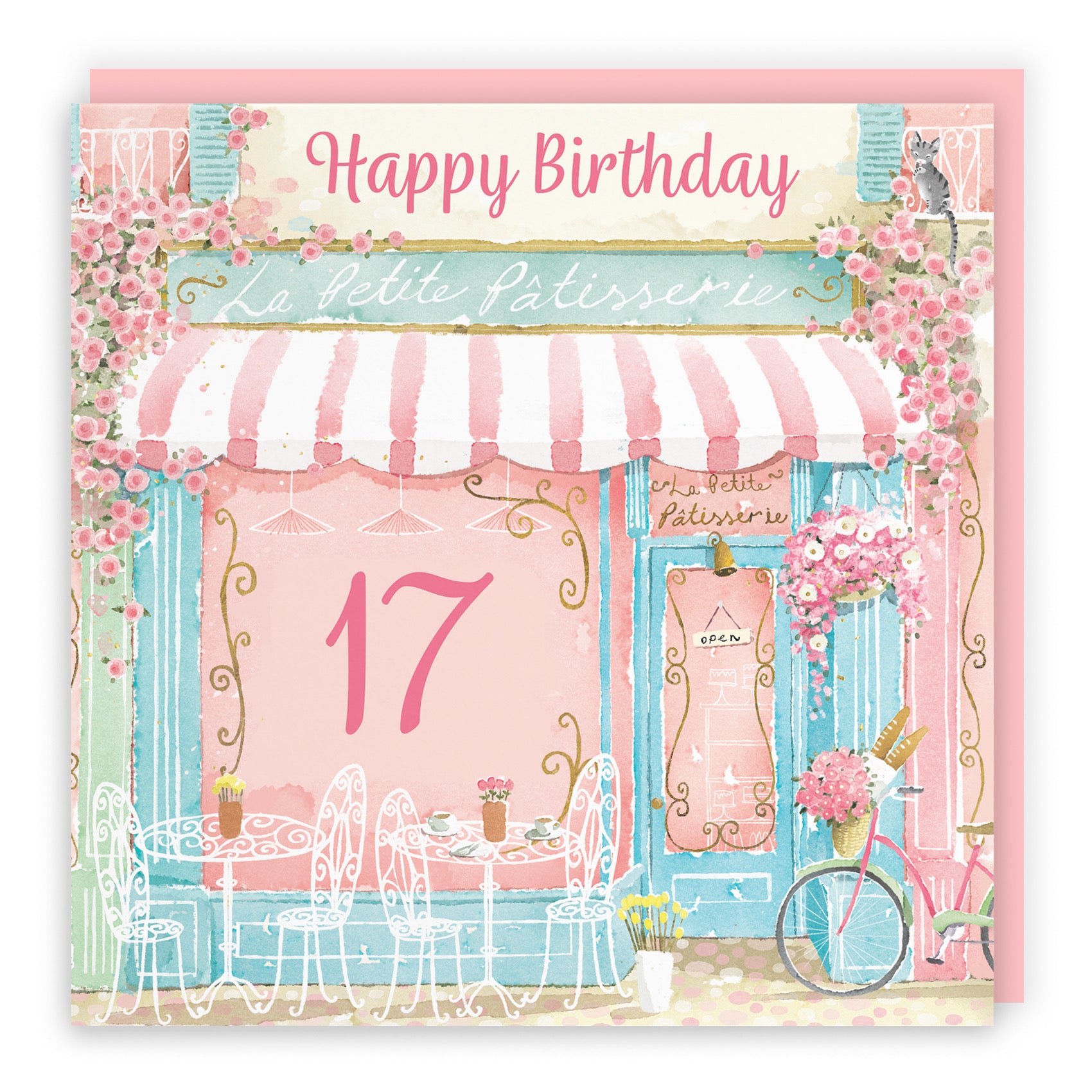 La Petite Patisserie 17th Birthday Card Milo's Gallery - Default Title (B0DFMVYQ19)