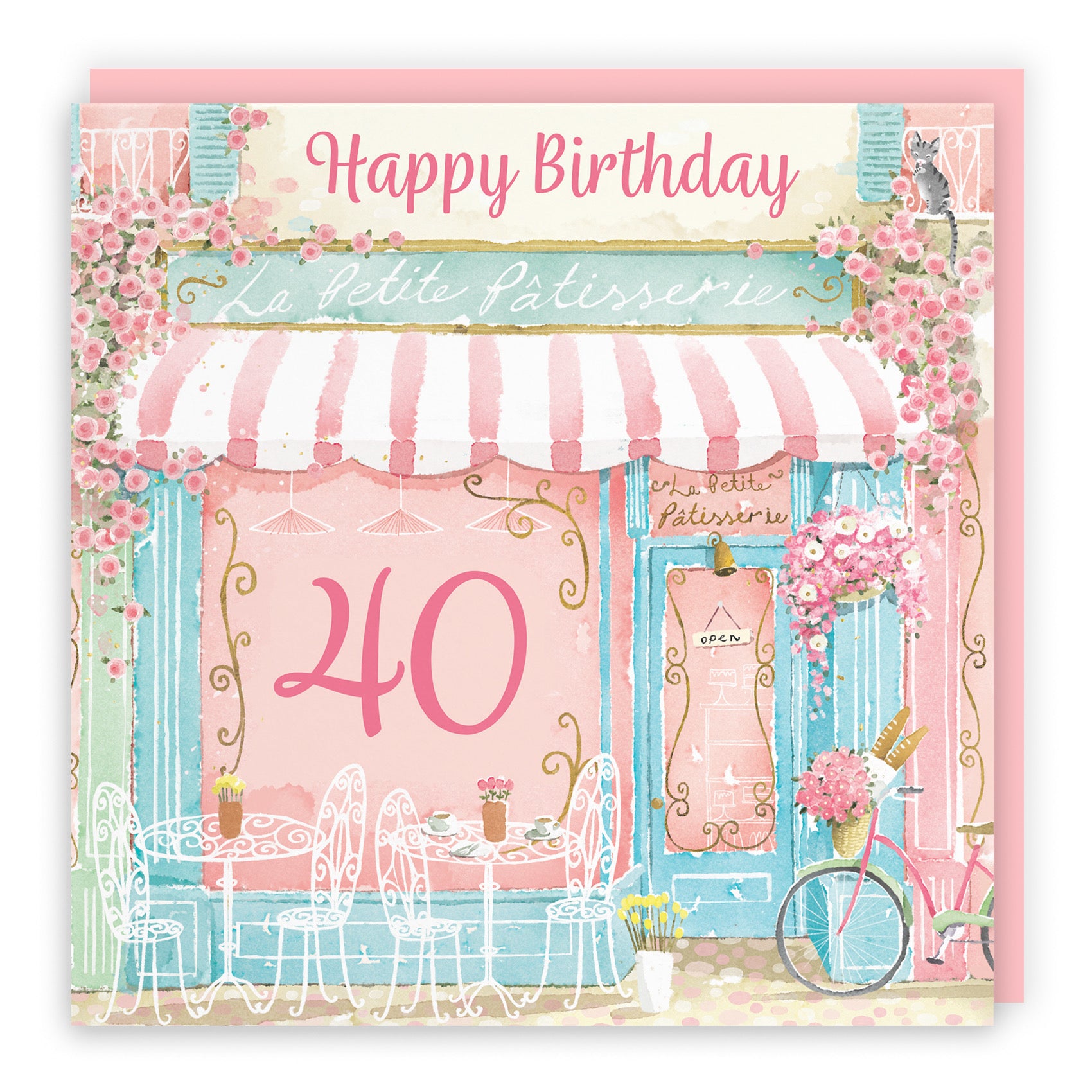 La Petite Patisserie 40th Birthday Card Milo's Gallery - Default Title (B0DFMVZWQN)