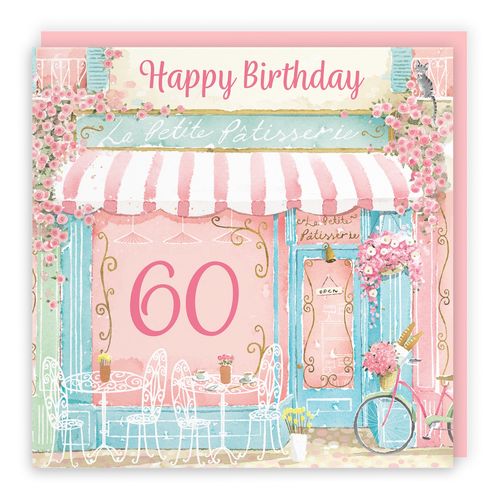 La Petite Patisserie 60th Birthday Card Milo's Gallery - Default Title (B0DFMW14G3)