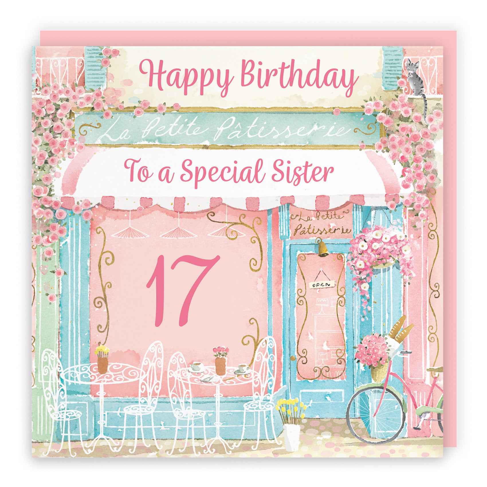 17th Sister La Petite Patisserie Birthday Card Milo's Gallery - Default Title (B0DFMW1W54)