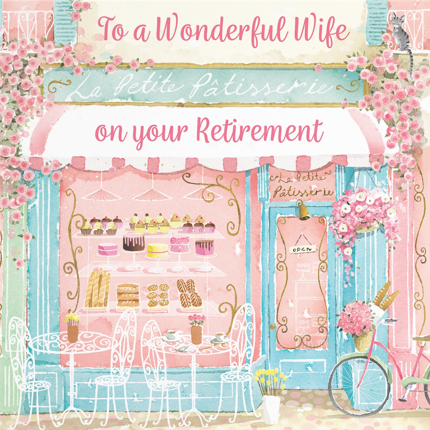 La Petite Patisserie Wife Retirement Card Milo's Gallery - Default Title (B0DFMW5RMX)