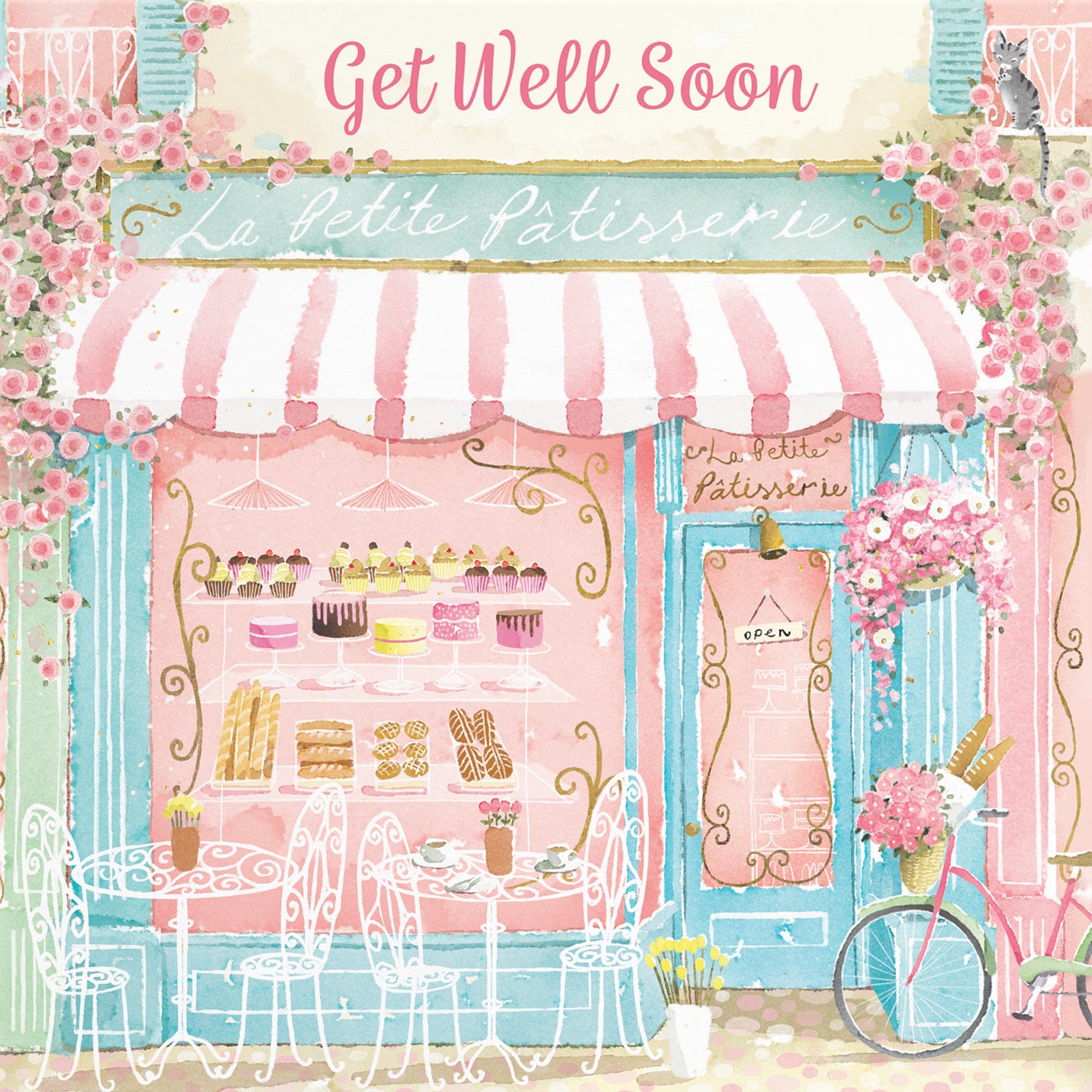 La Petite Patisserie Get Well Soon Card Milo's Gallery - Default Title (B0DFMW6DR8)