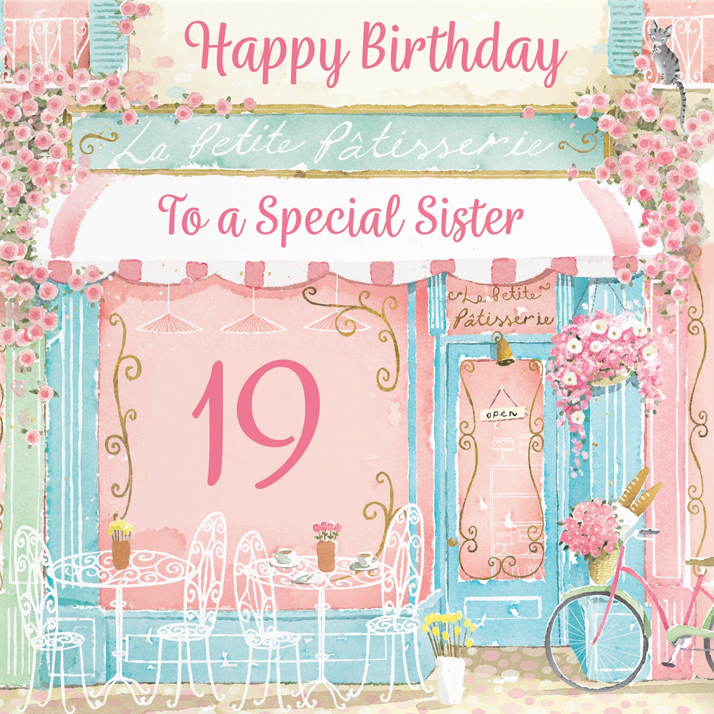 19th Sister La Petite Patisserie Birthday Card Milo's Gallery - Default Title (B0DFMWG1JD)