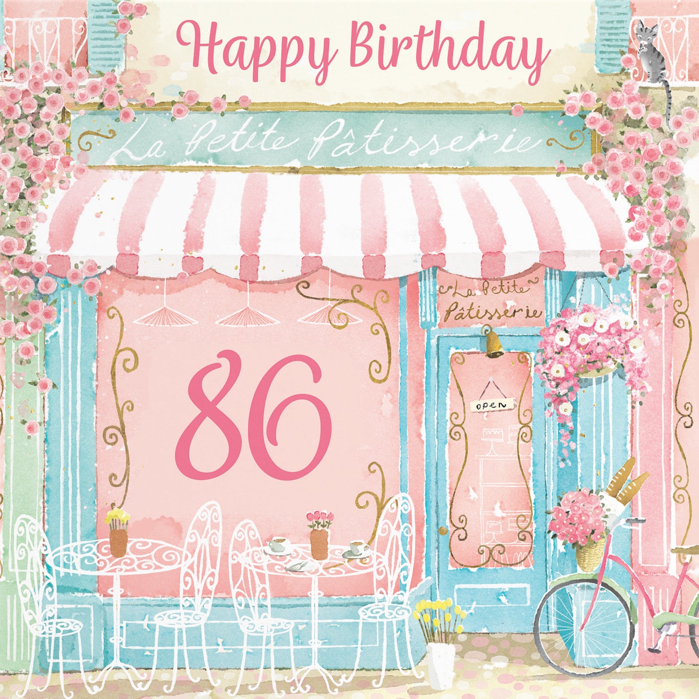 La Petite Patisserie 86th Birthday Card Milo's Gallery - Default Title (B0DFMWHN87)