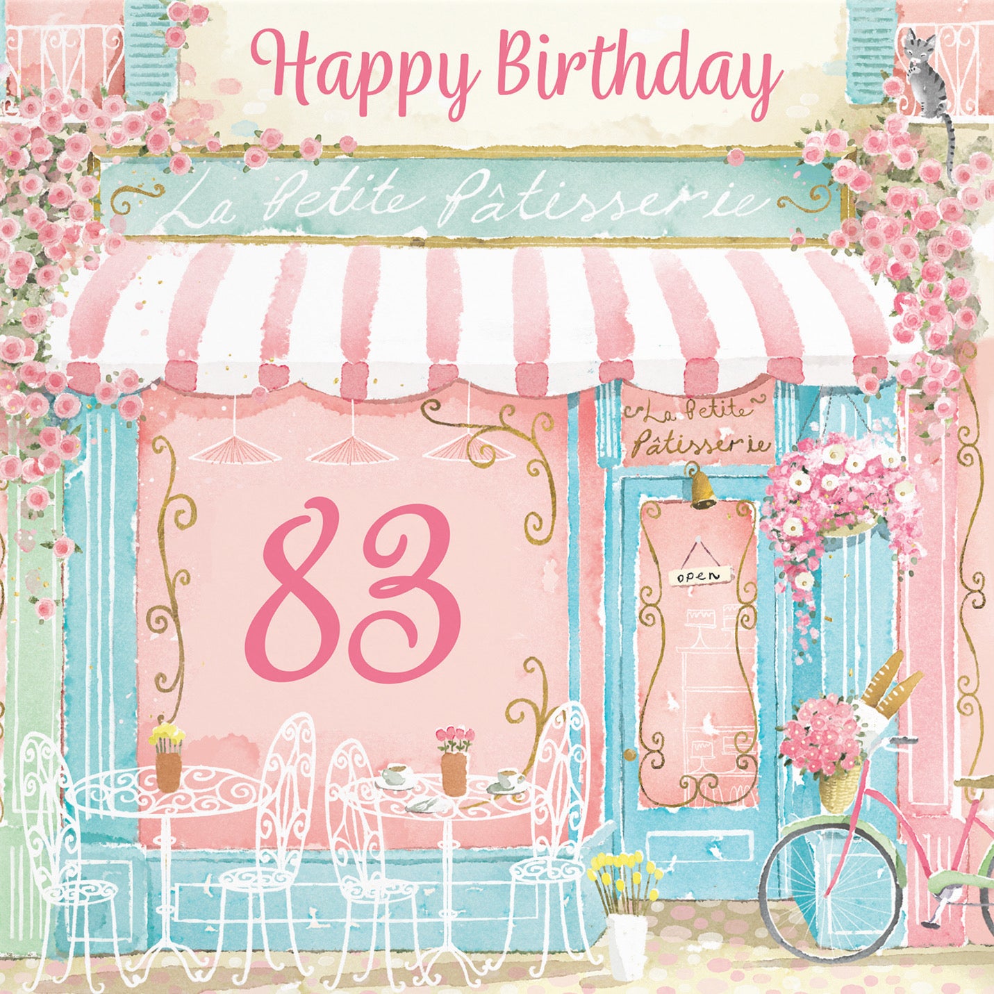 La Petite Patisserie 83rd Birthday Card Milo's Gallery - Default Title (B0DFMWJDWJ)