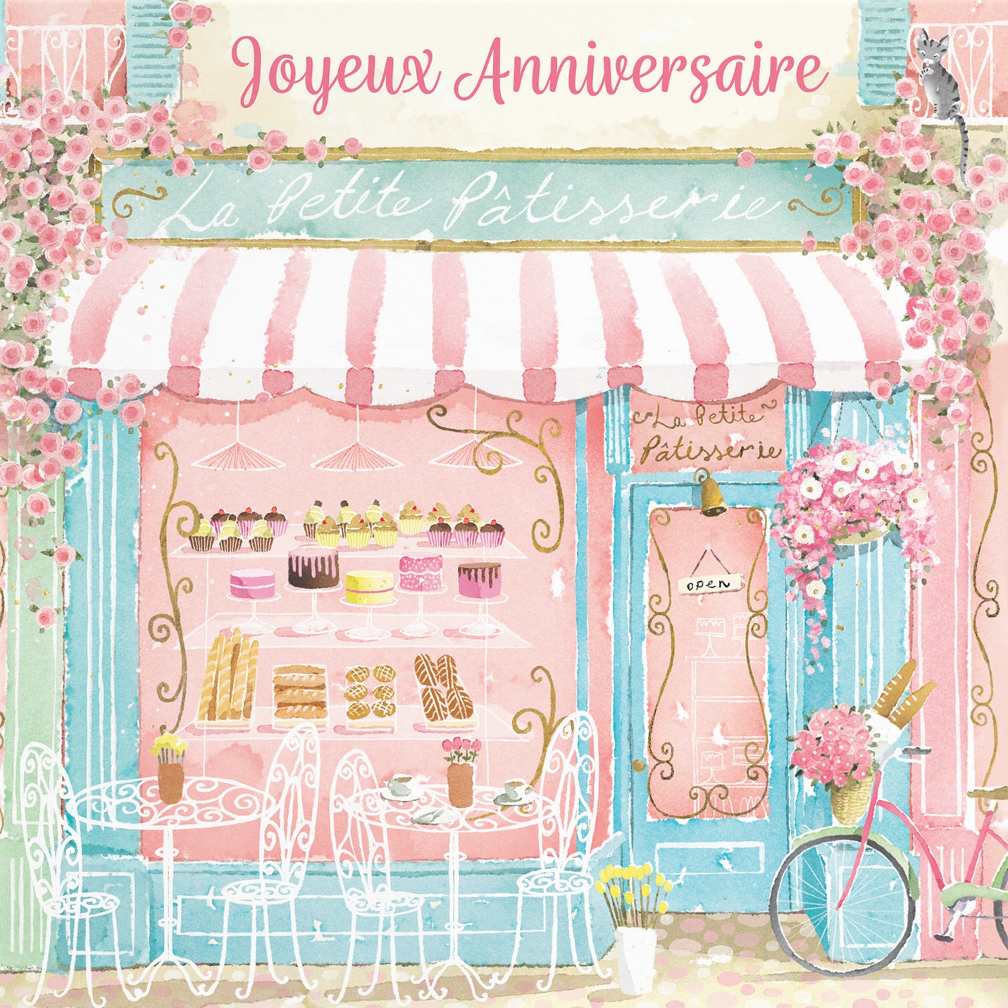 La Petite Patisserie French Birthday Card Milo's Gallery - Default Title (B0DFMWNJZR)