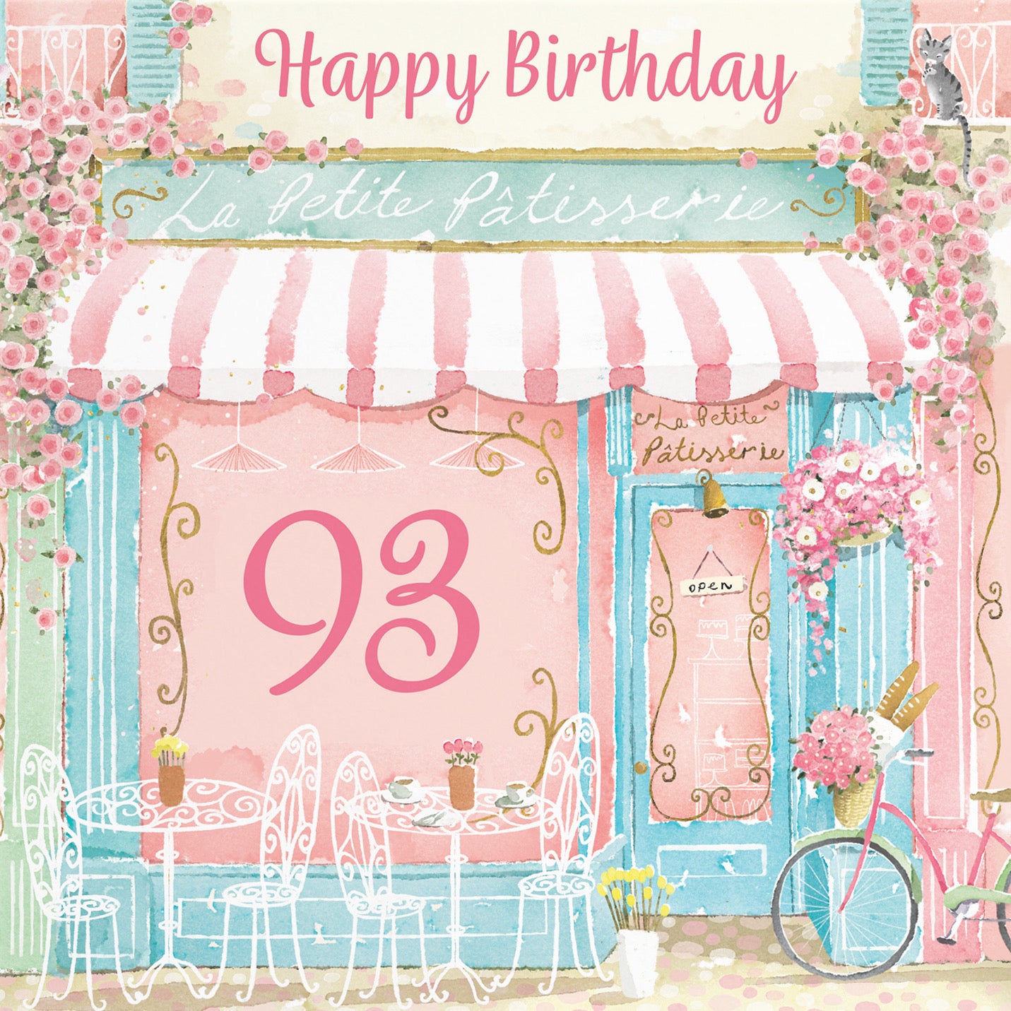 La Petite Patisserie 93rd Birthday Card Milo's Gallery - Default Title (B0DFMWRK3K)