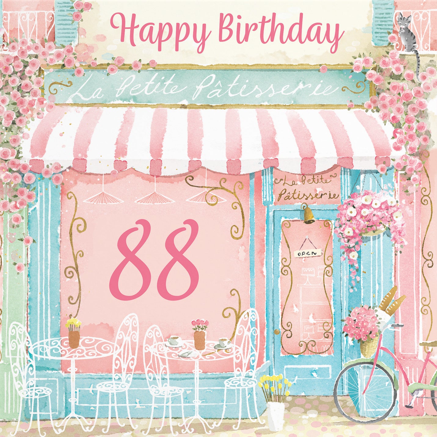 La Petite Patisserie 88th Birthday Card Milo's Gallery - Default Title (B0DFMWYT41)