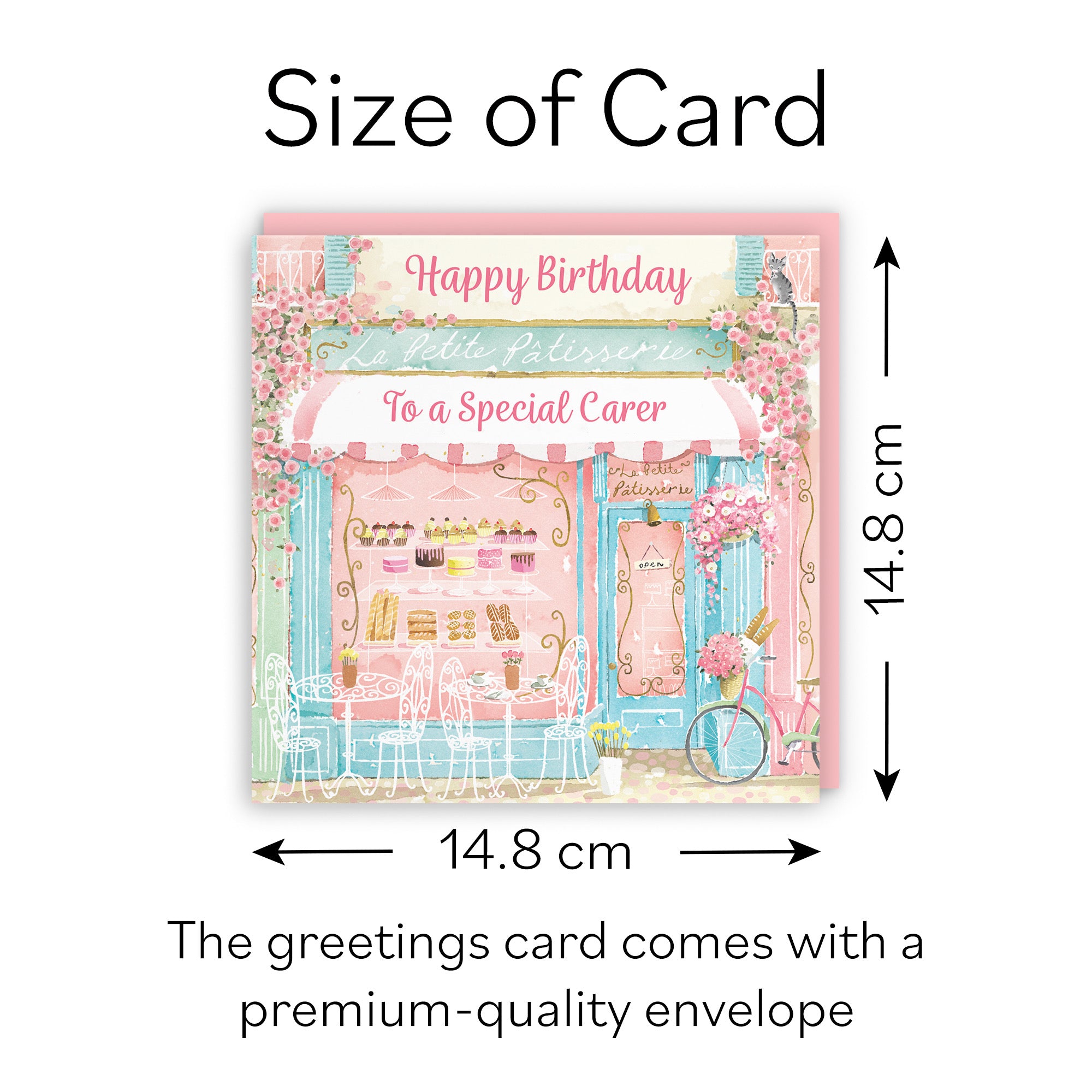 La Petite Patisserie Carer Birthday Card Milo's Gallery - Default Title (B0DFMX13LV)