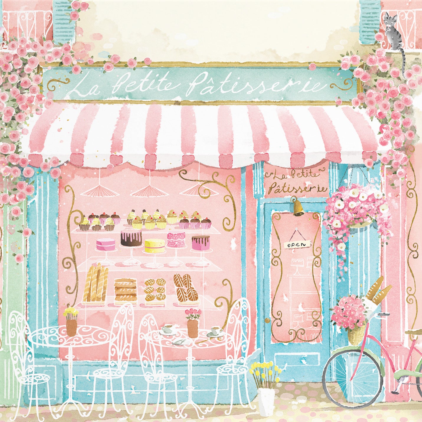 La Petite Patisserie Blank Any Occasion Card Milo's Gallery - Default Title (B0DFMX413K)