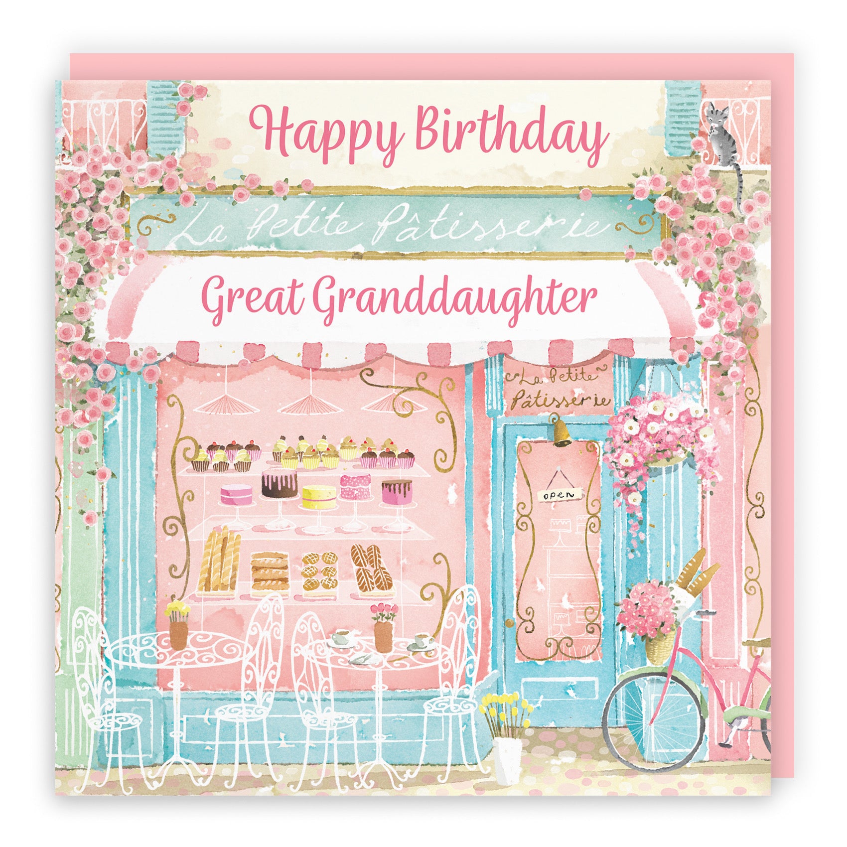 La Petite Patisserie Great Granddaughter Birthday Card Milo's Gallery - Default Title (B0DFMX496R)