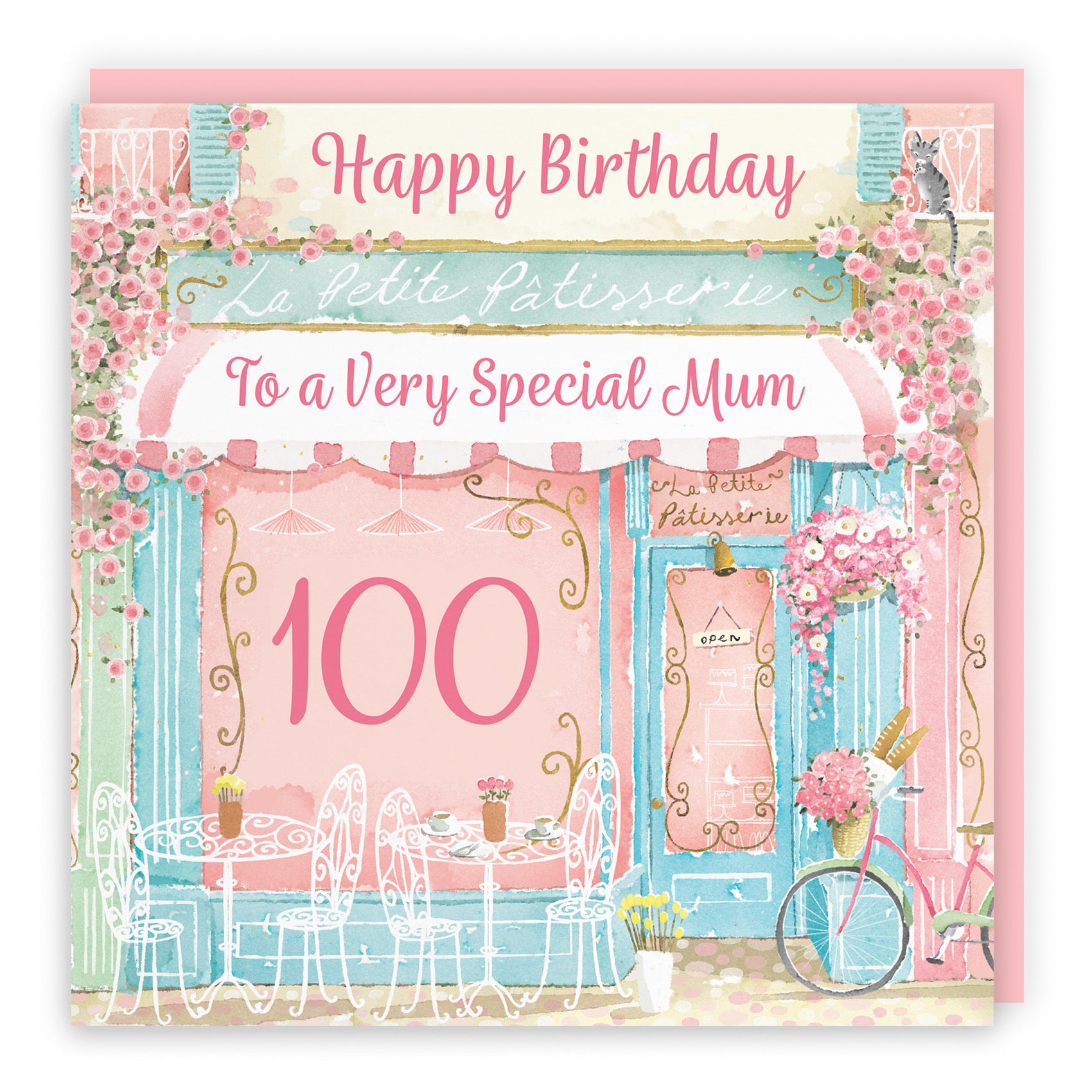 100th Mum La Petite Patisserie Birthday Card Milo's Gallery - Default Title (B0DFMXFHGV)