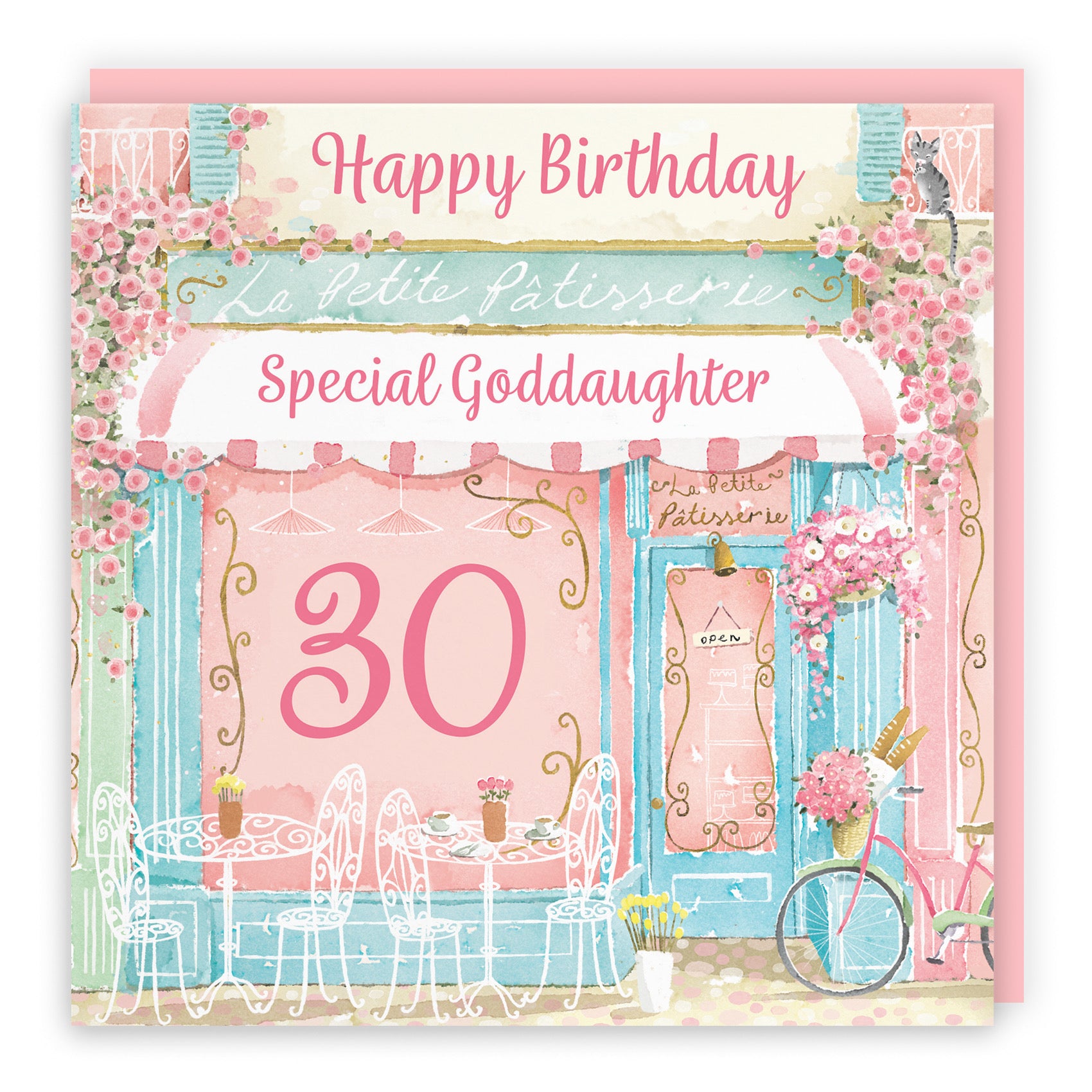 30th Goddaughter La Petite Patisserie Birthday Card Milo's Gallery - Default Title (B0DFMXM93M)