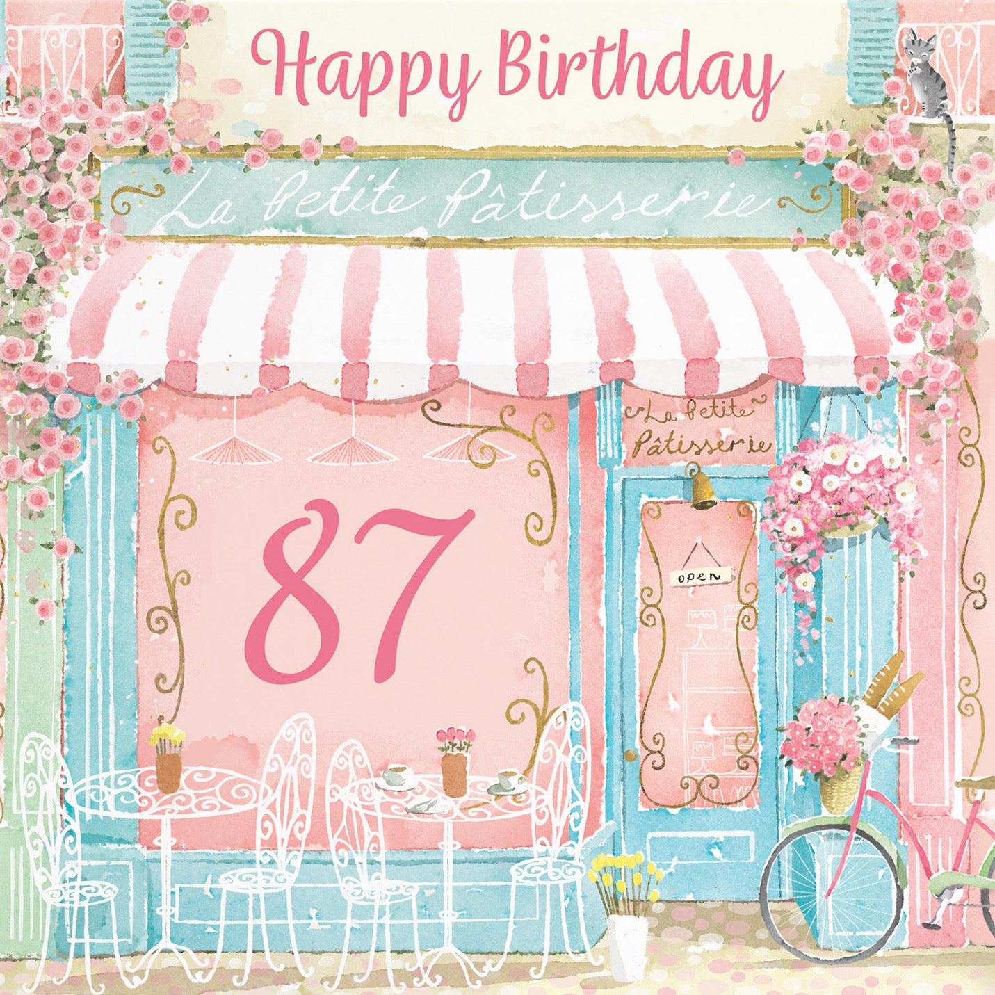 La Petite Patisserie 87th Birthday Card Milo's Gallery - Default Title (B0DFMXSSHJ)