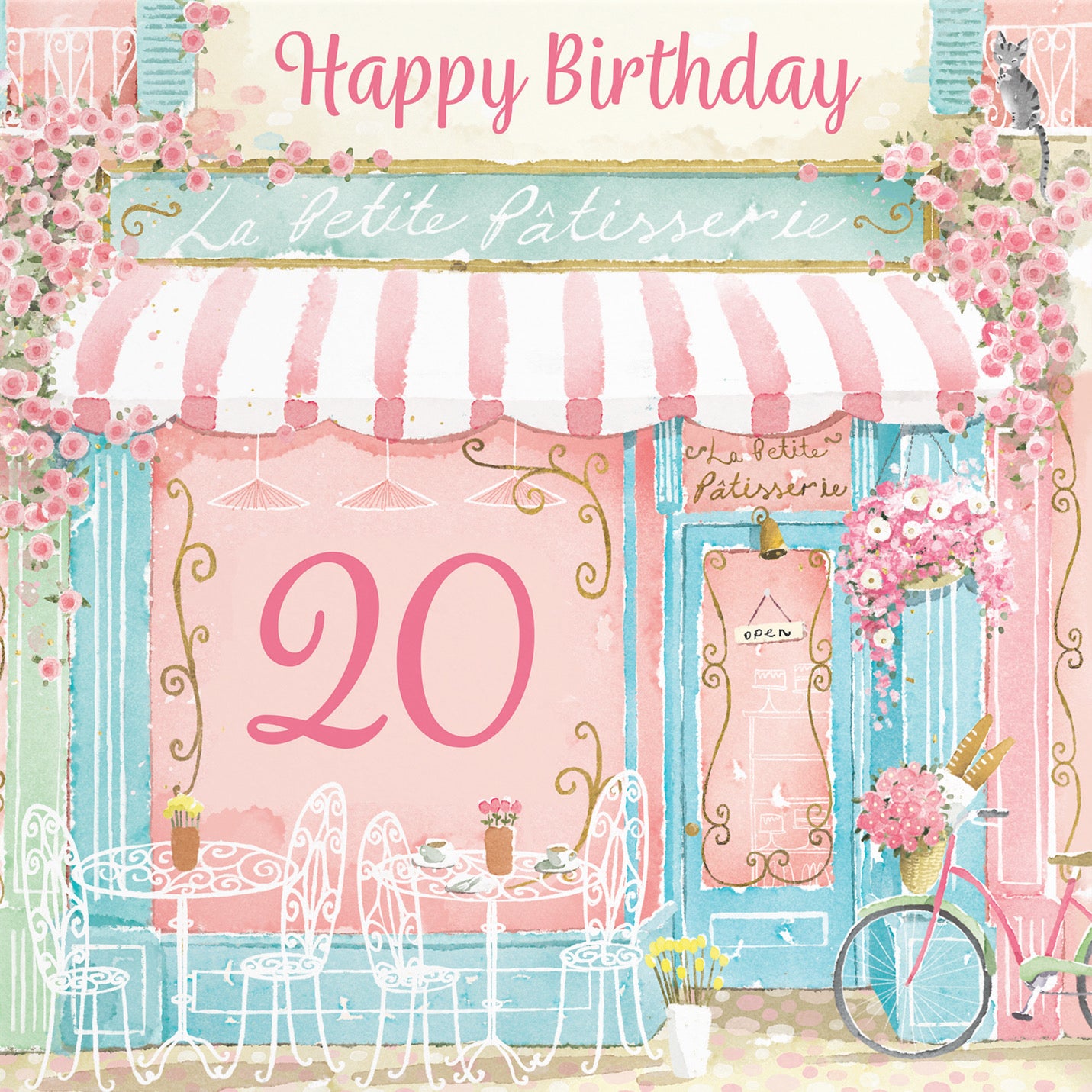 La Petite Patisserie 20th Birthday Card Milo's Gallery - Default Title (B0DFMYTXJR)