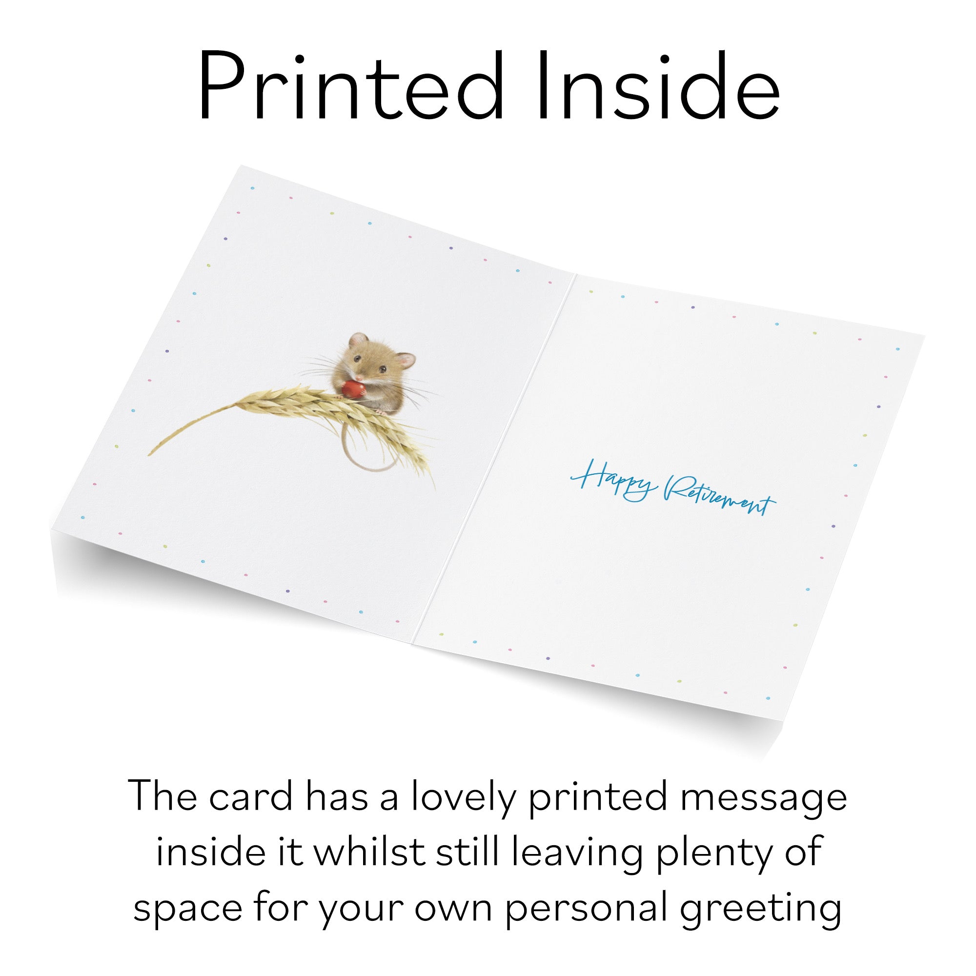 Husband Retirement Card Harvest Mice Milo's Gallery - Default Title (B0DG33Q3K5)