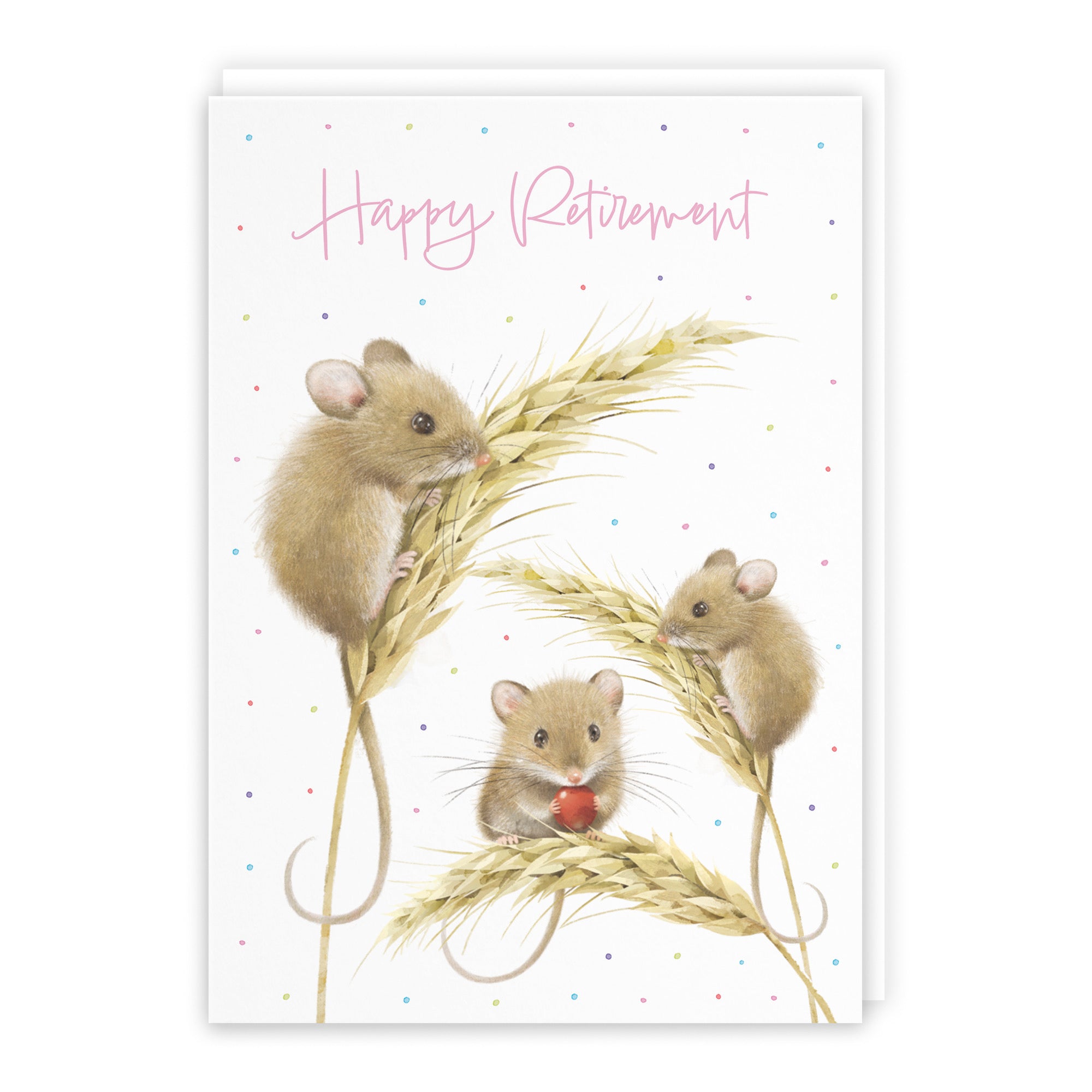 Female Retirement Card Harvest Mice Milo's Gallery - Default Title (B0DG33V868)