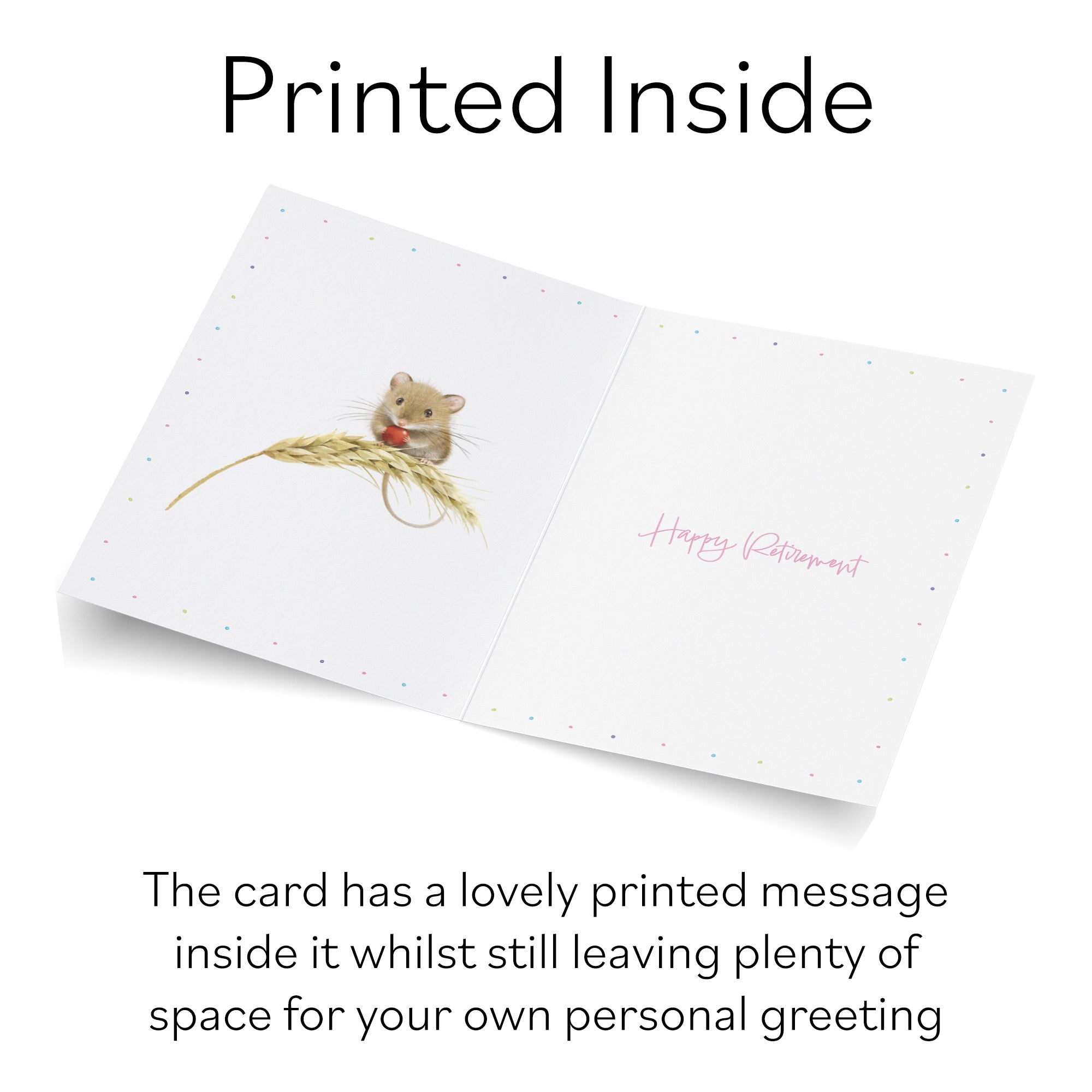 Wife Retirement Card Cute Harvest Mice Milo's Gallery - Default Title (B0DG355YFP)