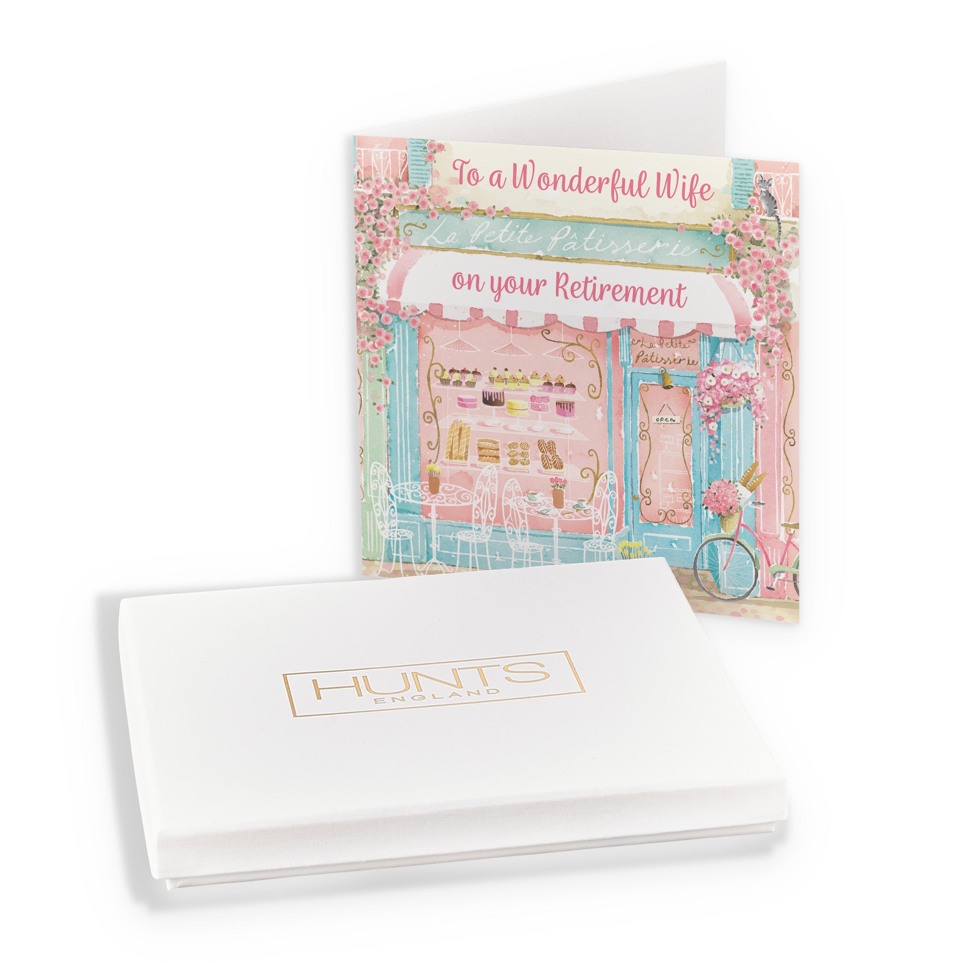 Boxed La Petite Patisserie Wife Retirement Card Milo's Gallery - Default Title (B0DGJ9LCDG)