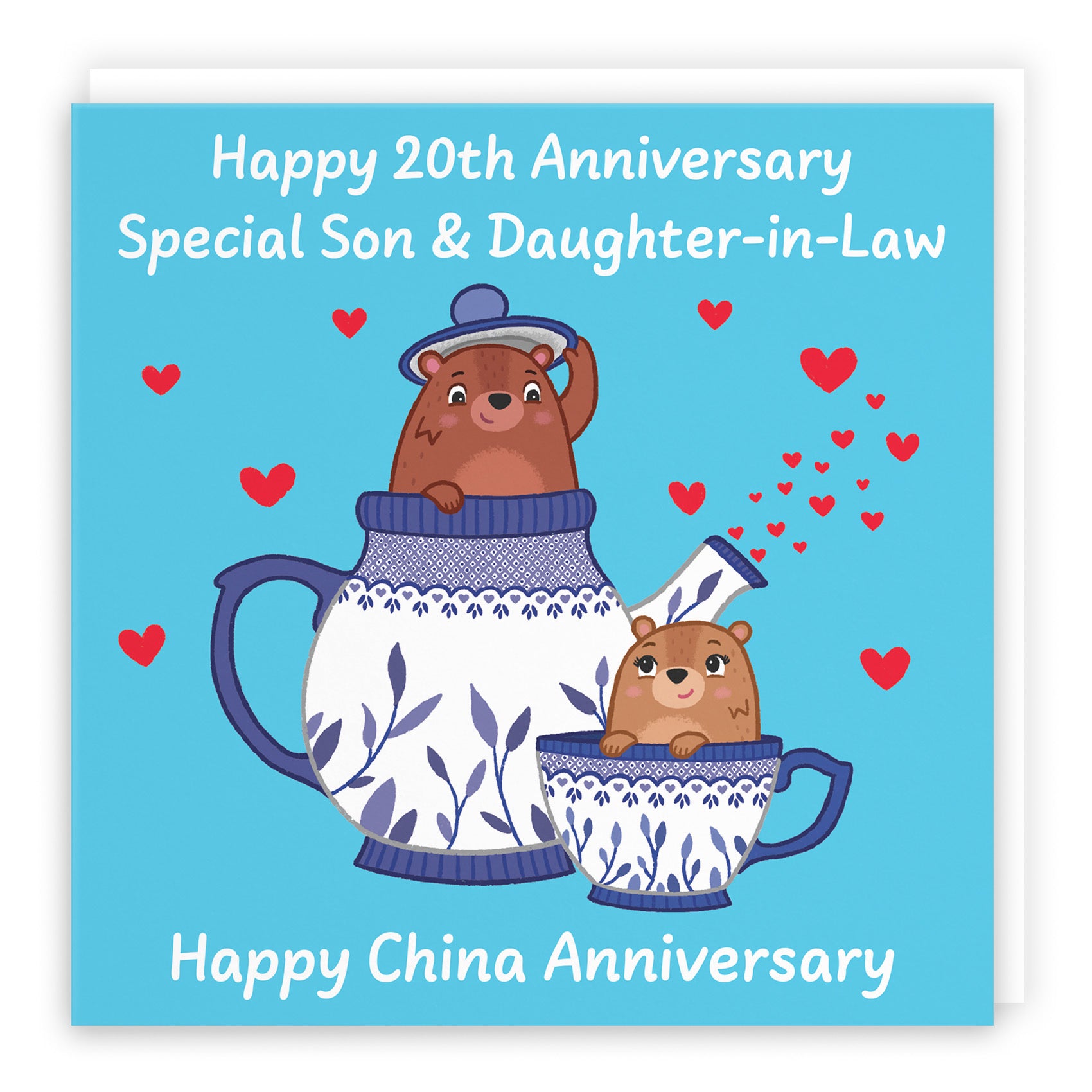 20th Son And Daughter In Law Anniversary Card Love Story - Default Title (B0DHW6YRV7)