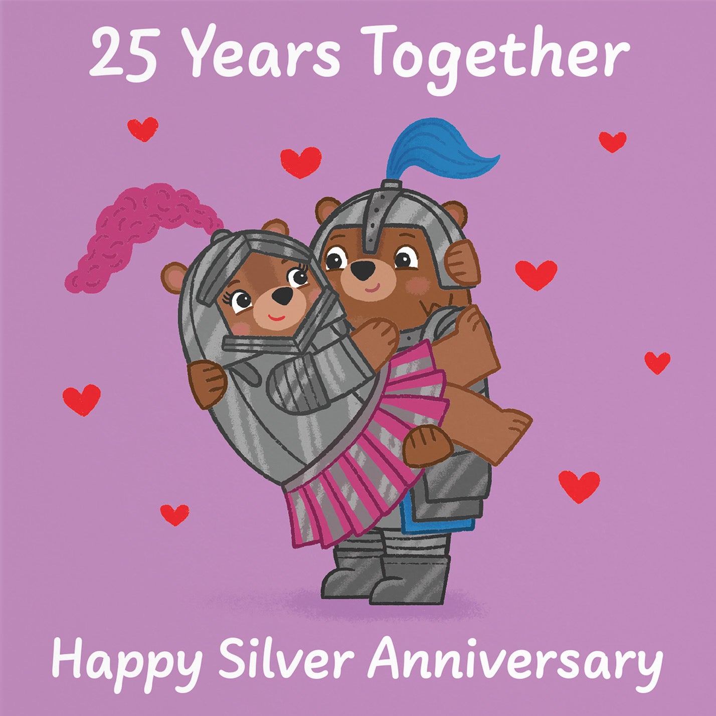 25th Anniversary Card Love Story - Default Title (B0DHW74T7H)