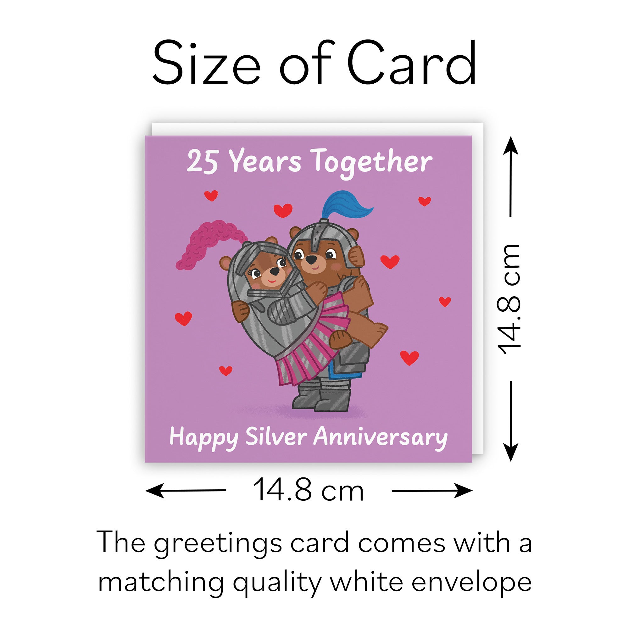 25th Anniversary Card Love Story - Default Title (B0DHW74T7H)