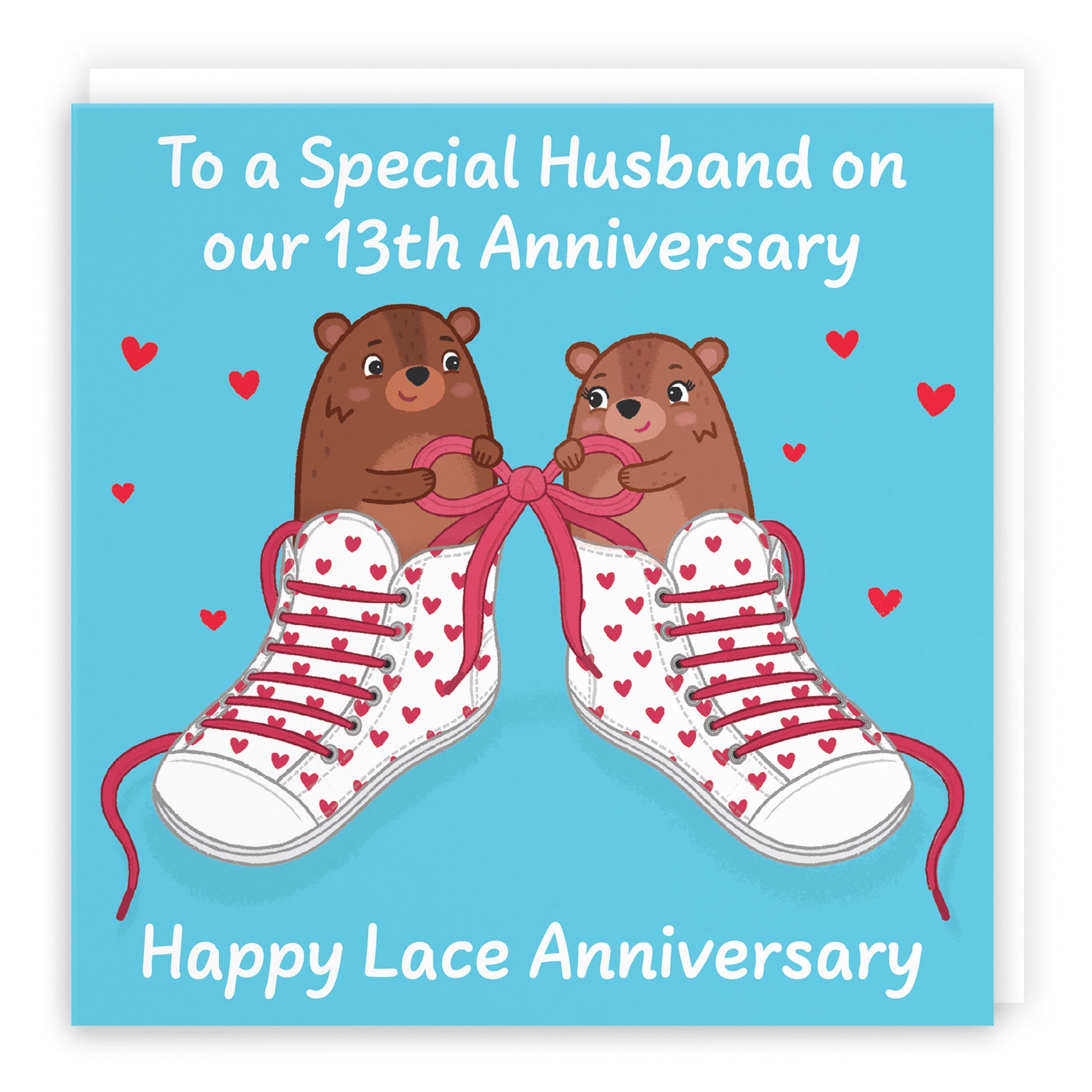 13th Husband Anniversary Card Love Story - Default Title (B0DHW756TM)