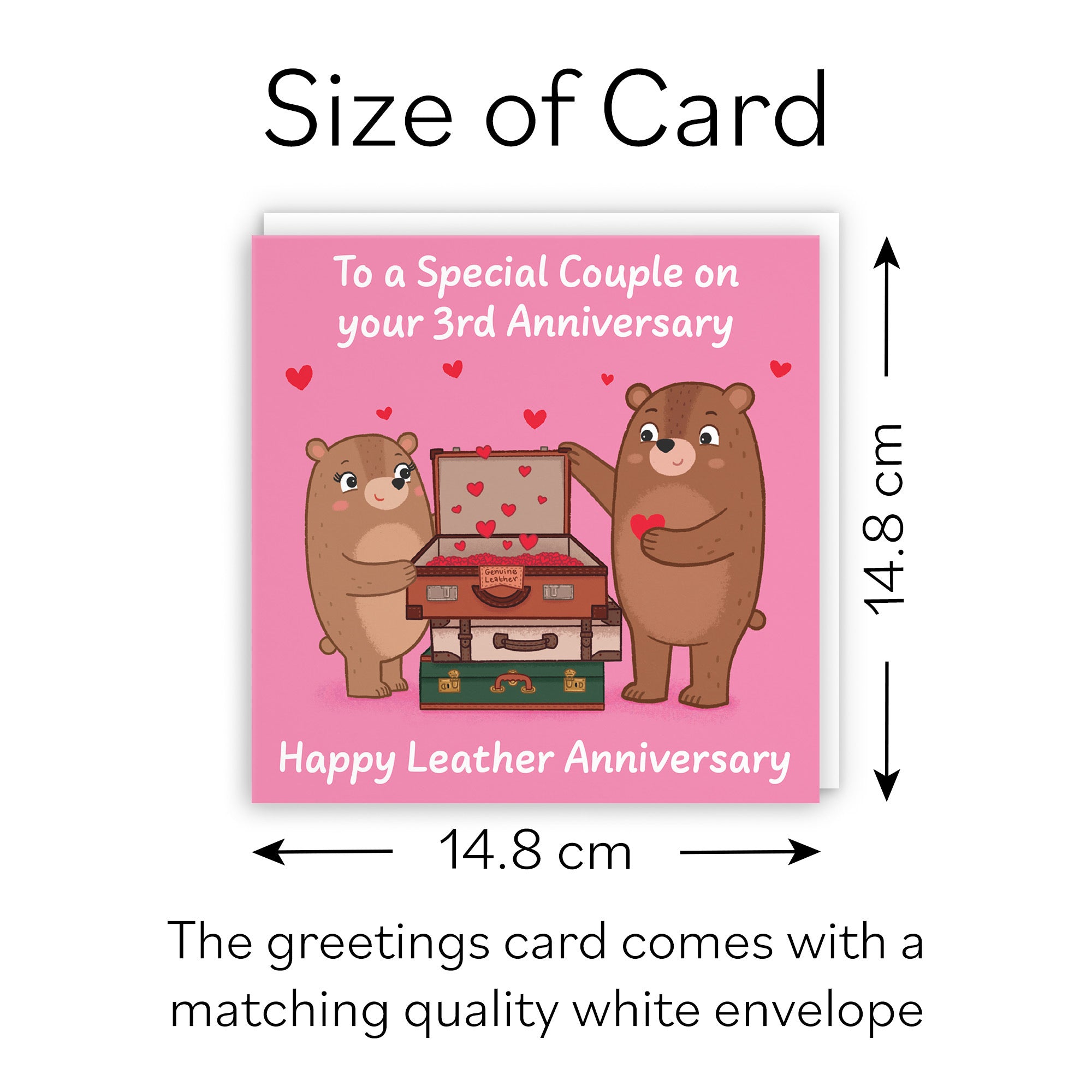 3rd Couple Anniversary Card Love Story - Default Title (B0DHW7H8RF)