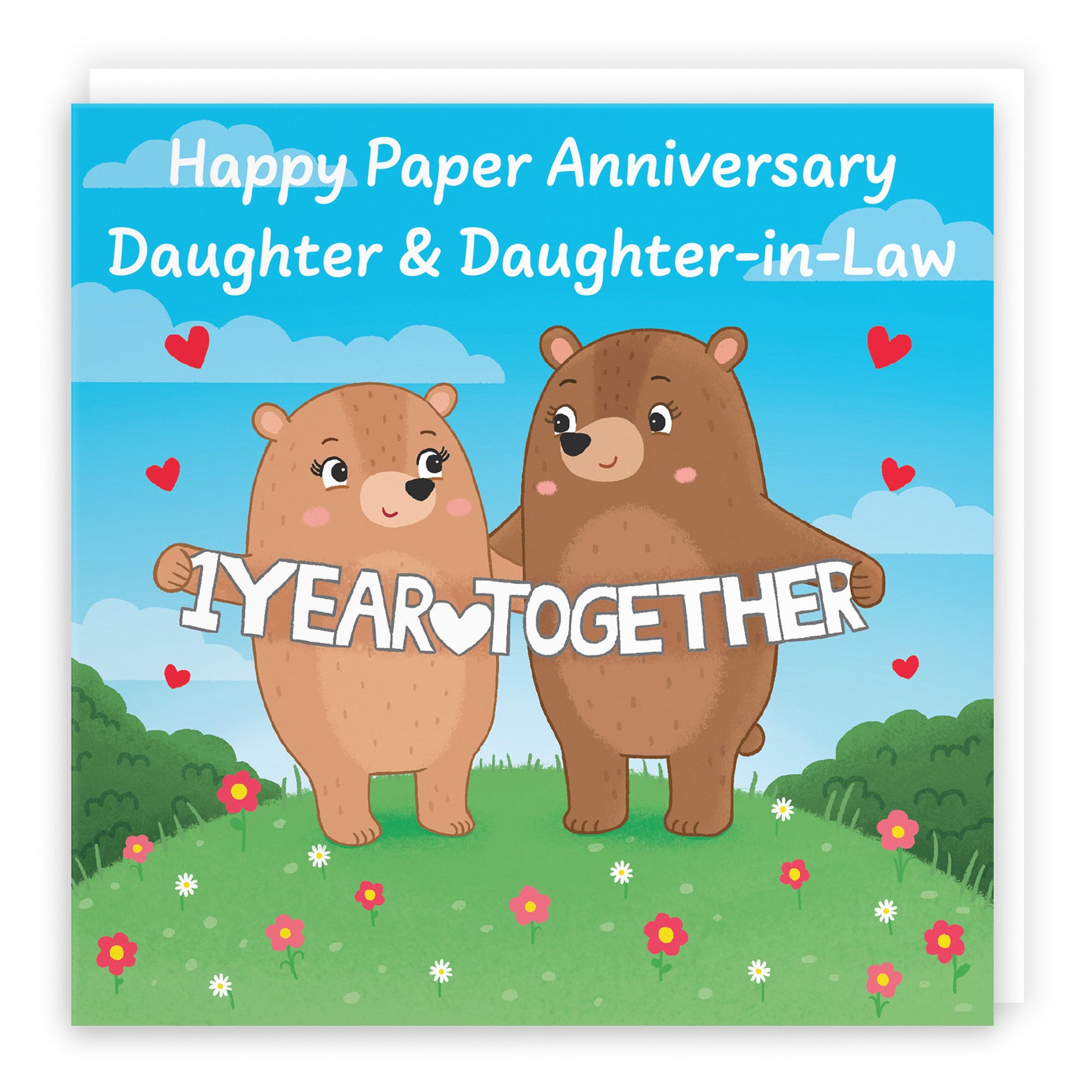 1st Daughter And Daughter In Law Anniversary Card Love Story - Default Title (B0DHW7MJ8Q)