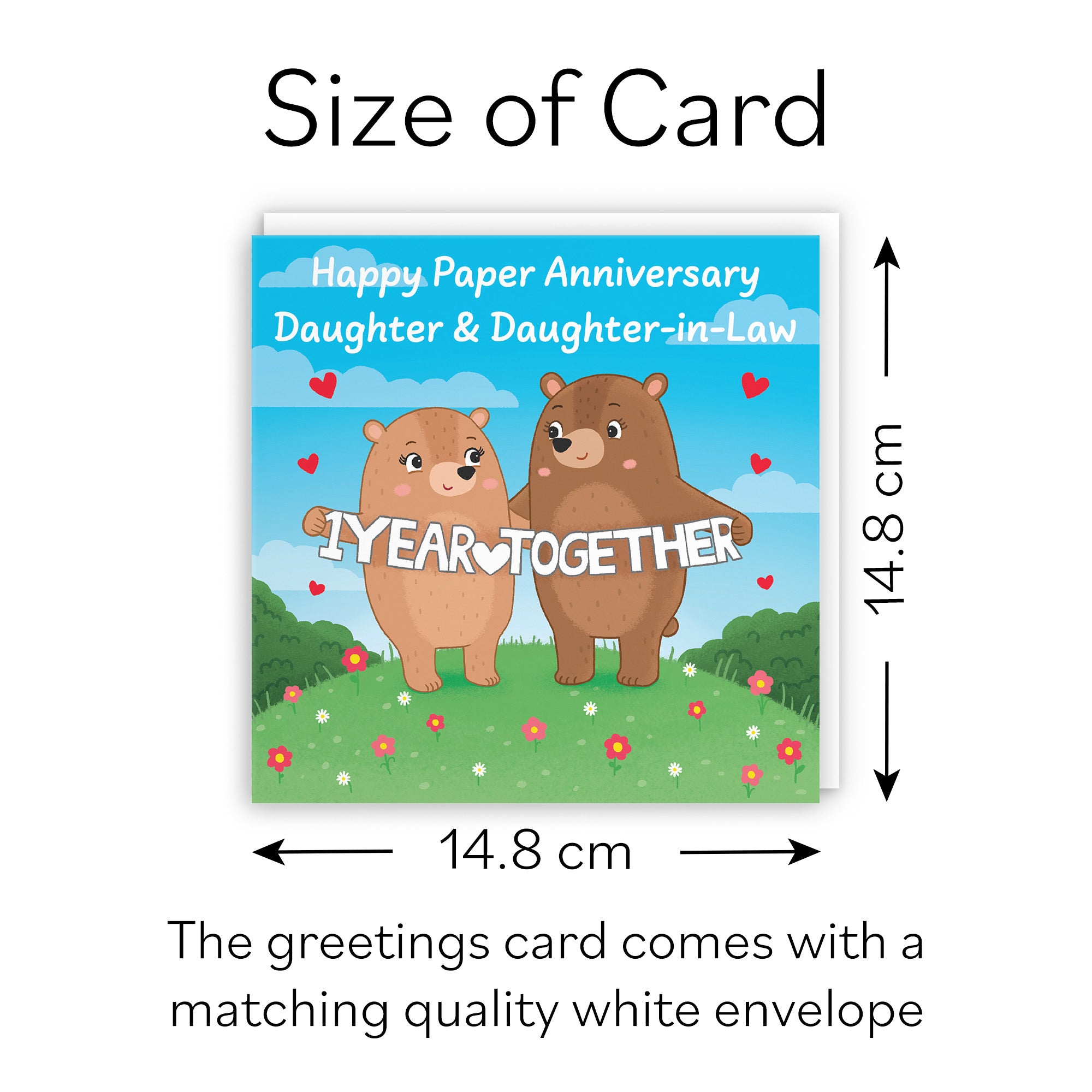 1st Daughter And Daughter In Law Anniversary Card Love Story - Default Title (B0DHW7MJ8Q)