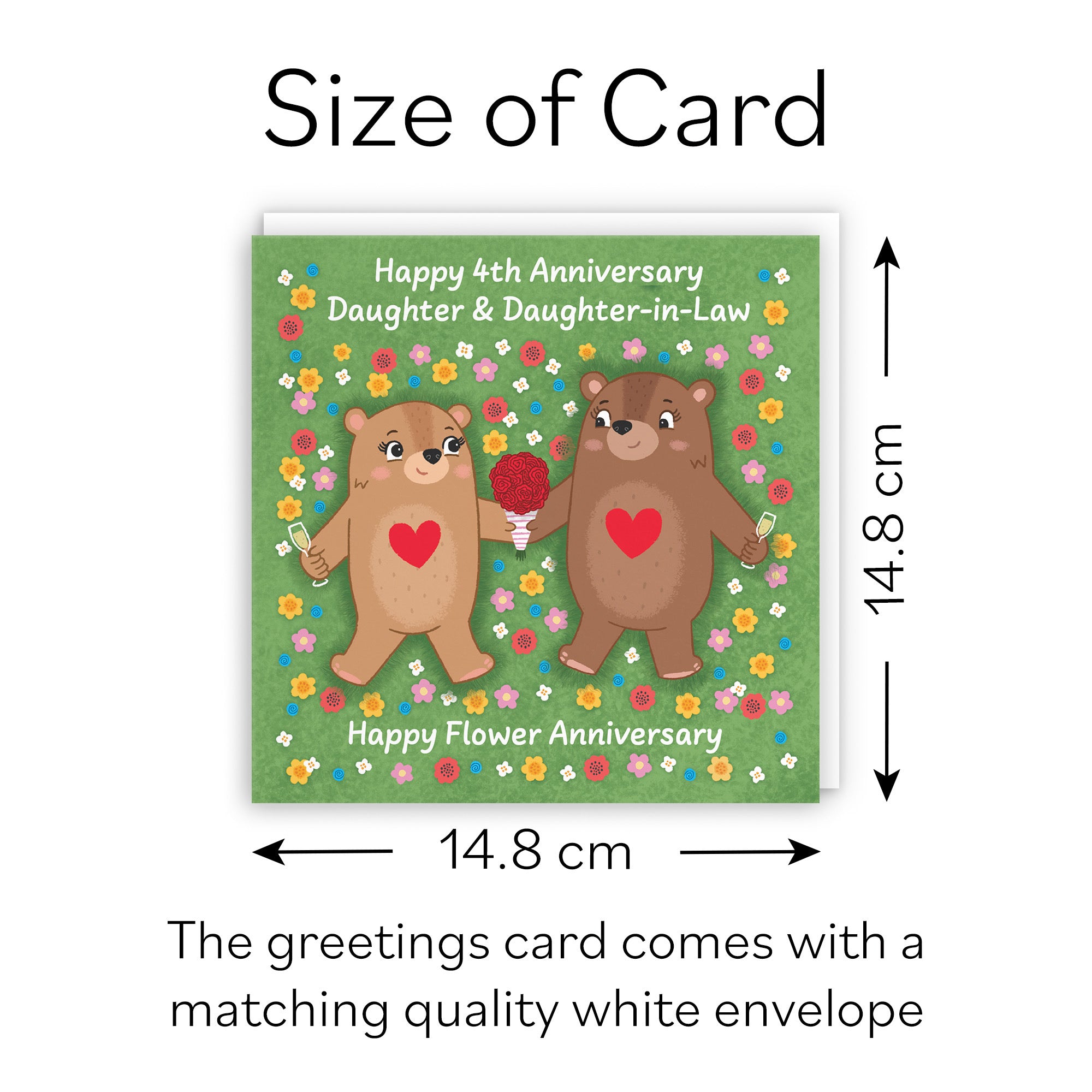 4th Daughter And Daughter In Law Anniversary Card Love Story - Default Title (B0DHW7PP2R)