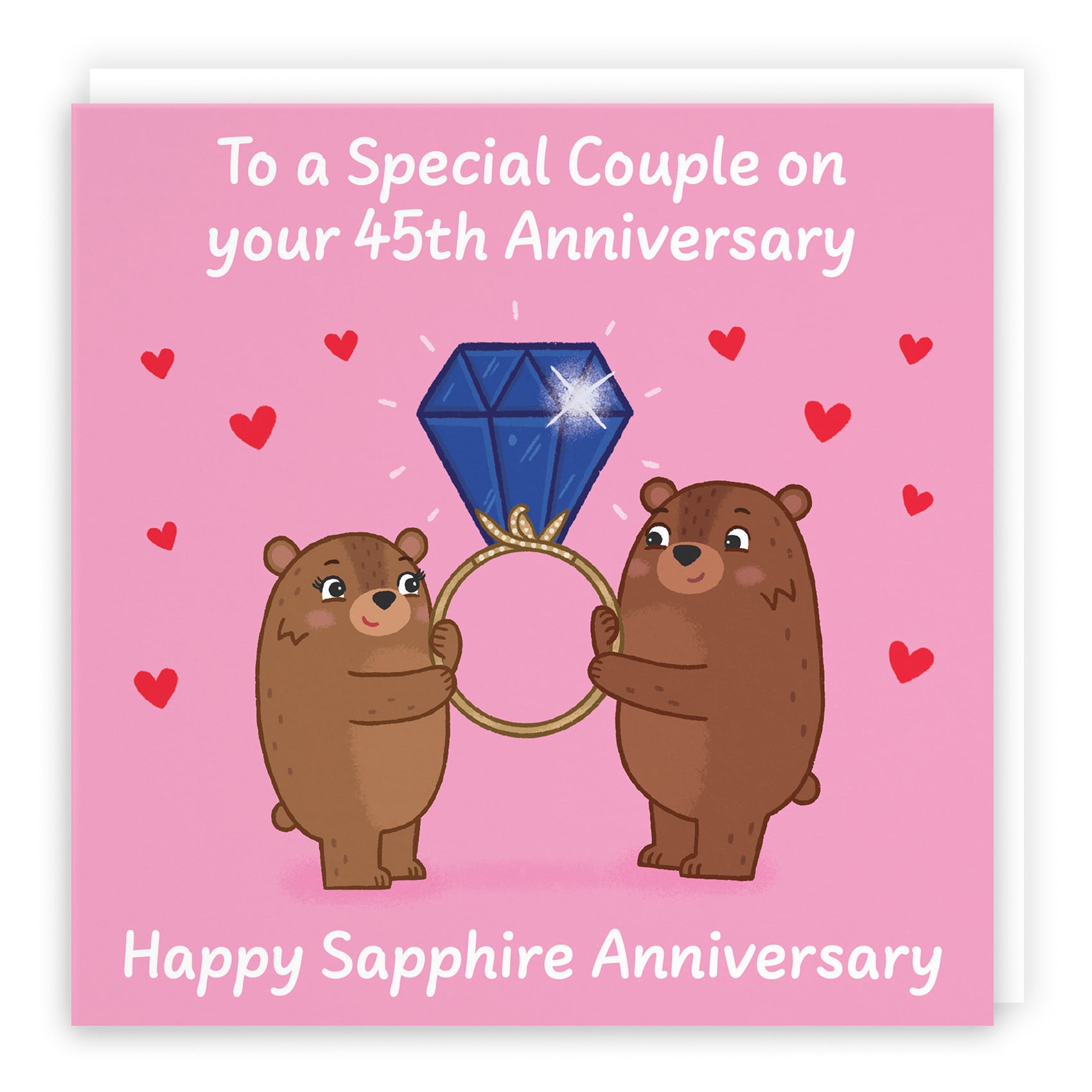 45th Couple Anniversary Card Love Story - Default Title (B0DHW7RP6Q)