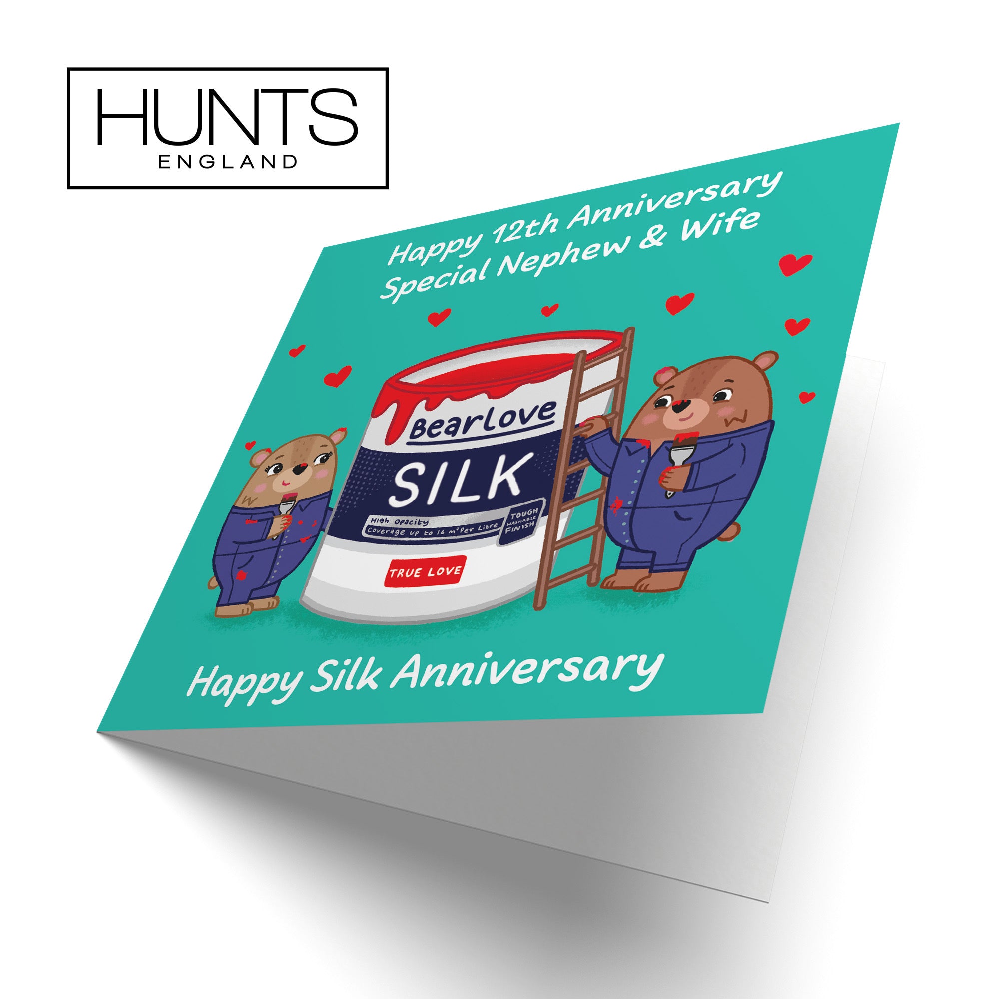 12th Nephew And Wife Anniversary Card Love Story - Default Title (B0DHW7RP6S)