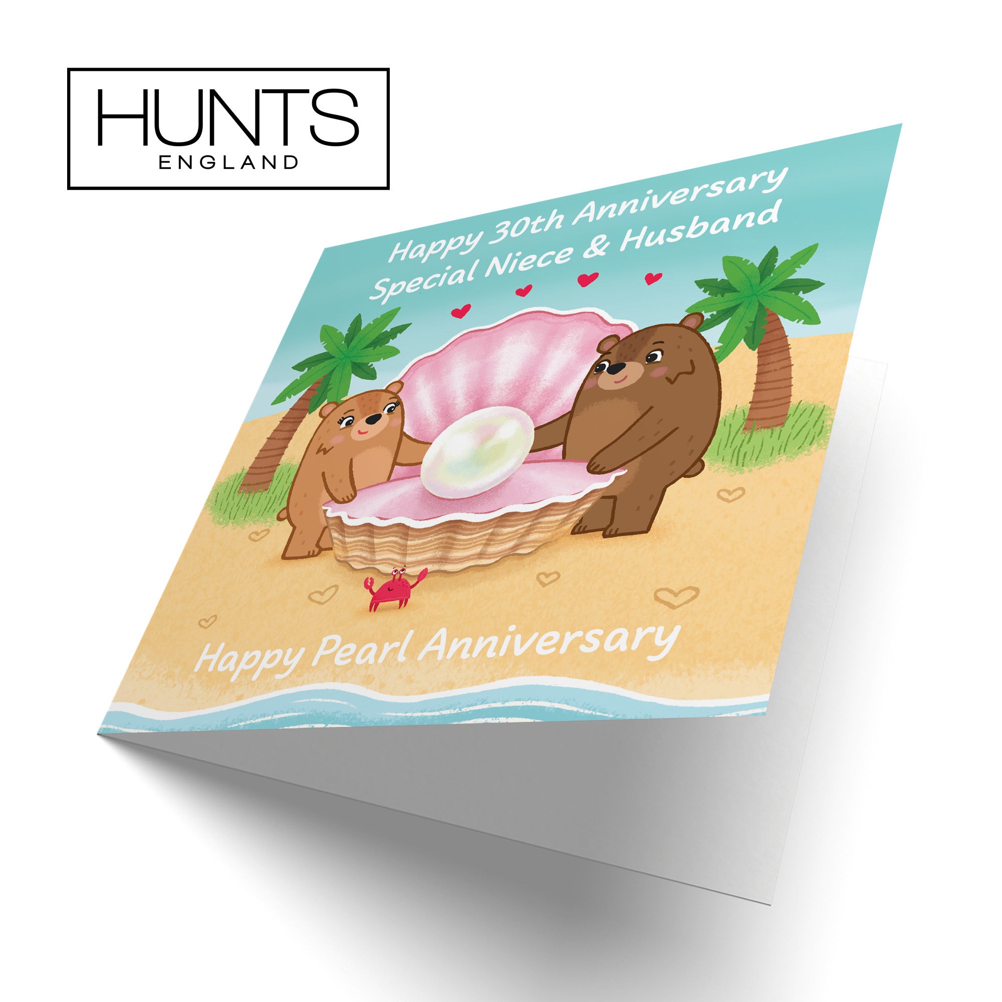 30th Niece And Husband Anniversary Card Love Story - Default Title (B0DHW7ZJP7)