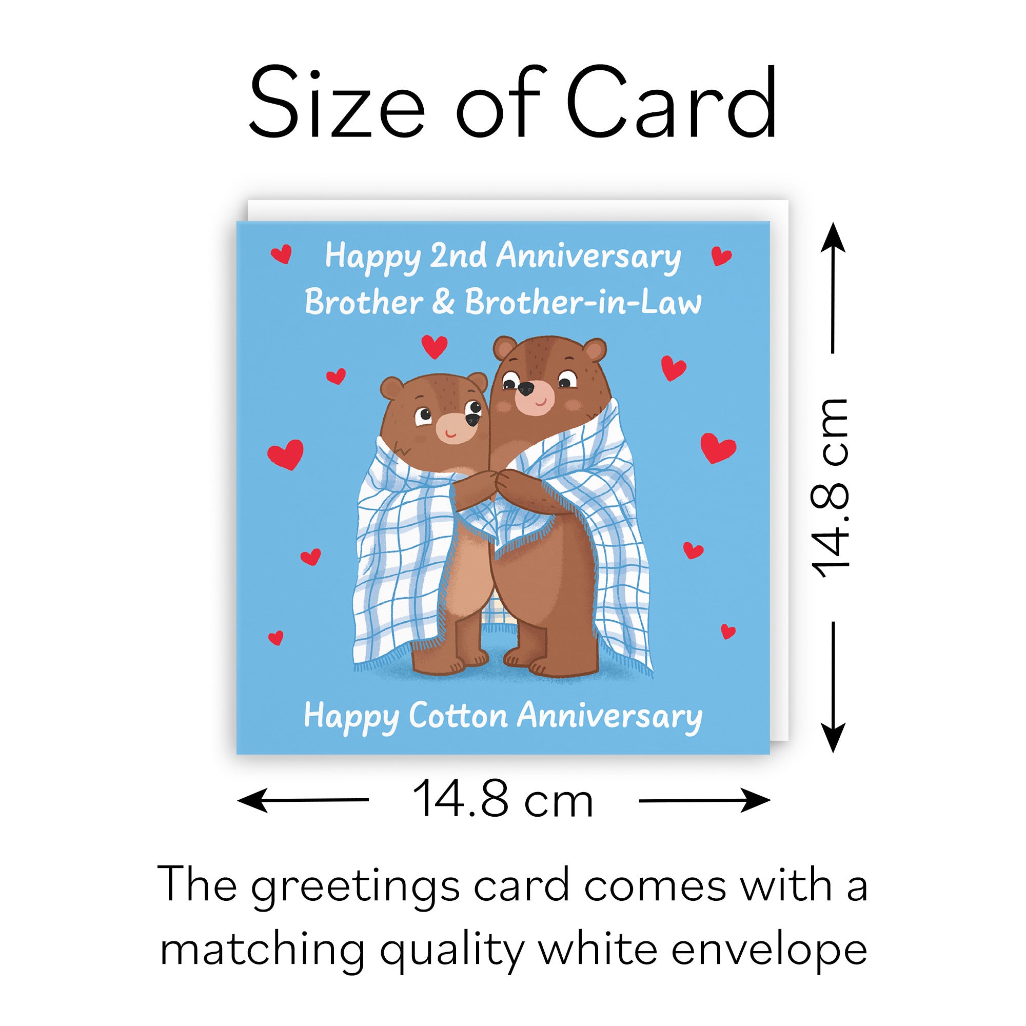 2nd Brother And Brother In Law Anniversary Card Love Story - Default Title (B0DHW82KCW)