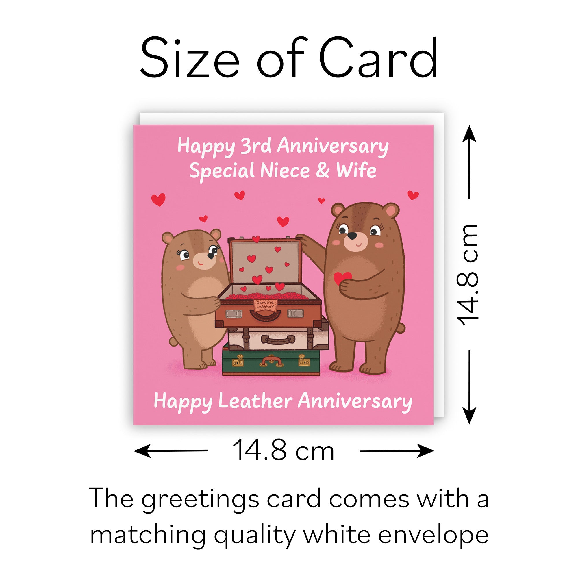 3rd Niece And Wife Anniversary Card Love Story - Default Title (B0DHW87L7J)